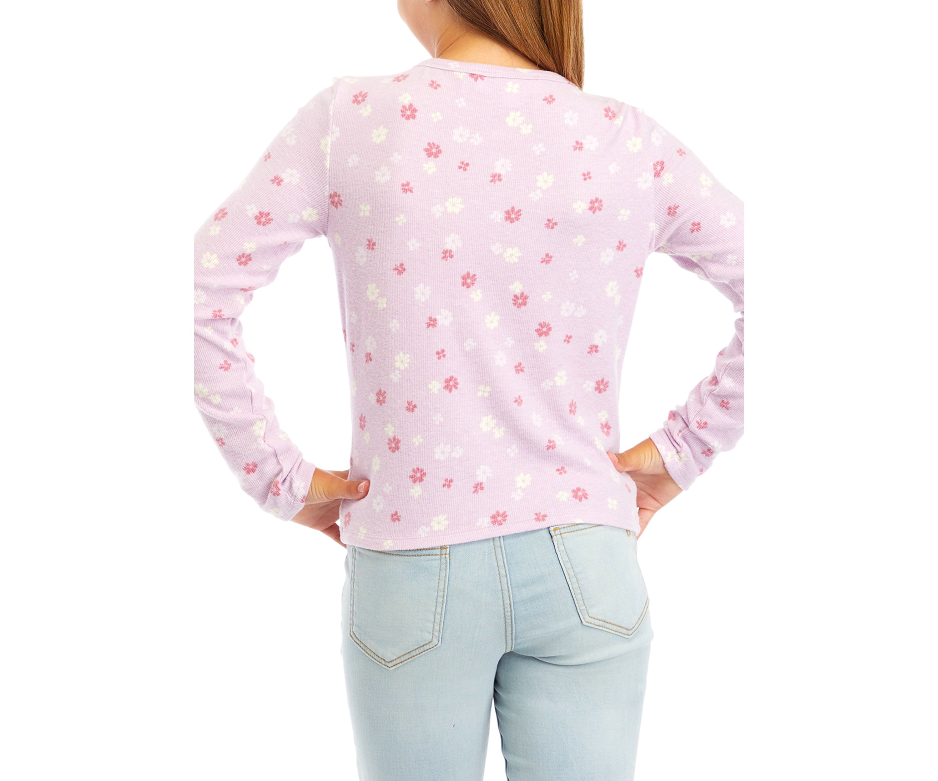Girls 7-16 Scoop Neck Basic T-Shirt