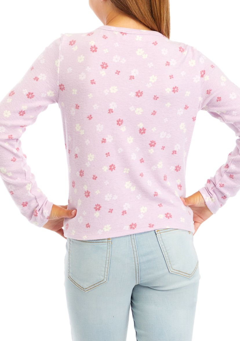 Girls 7-16 Scoop Neck Basic T-Shirt