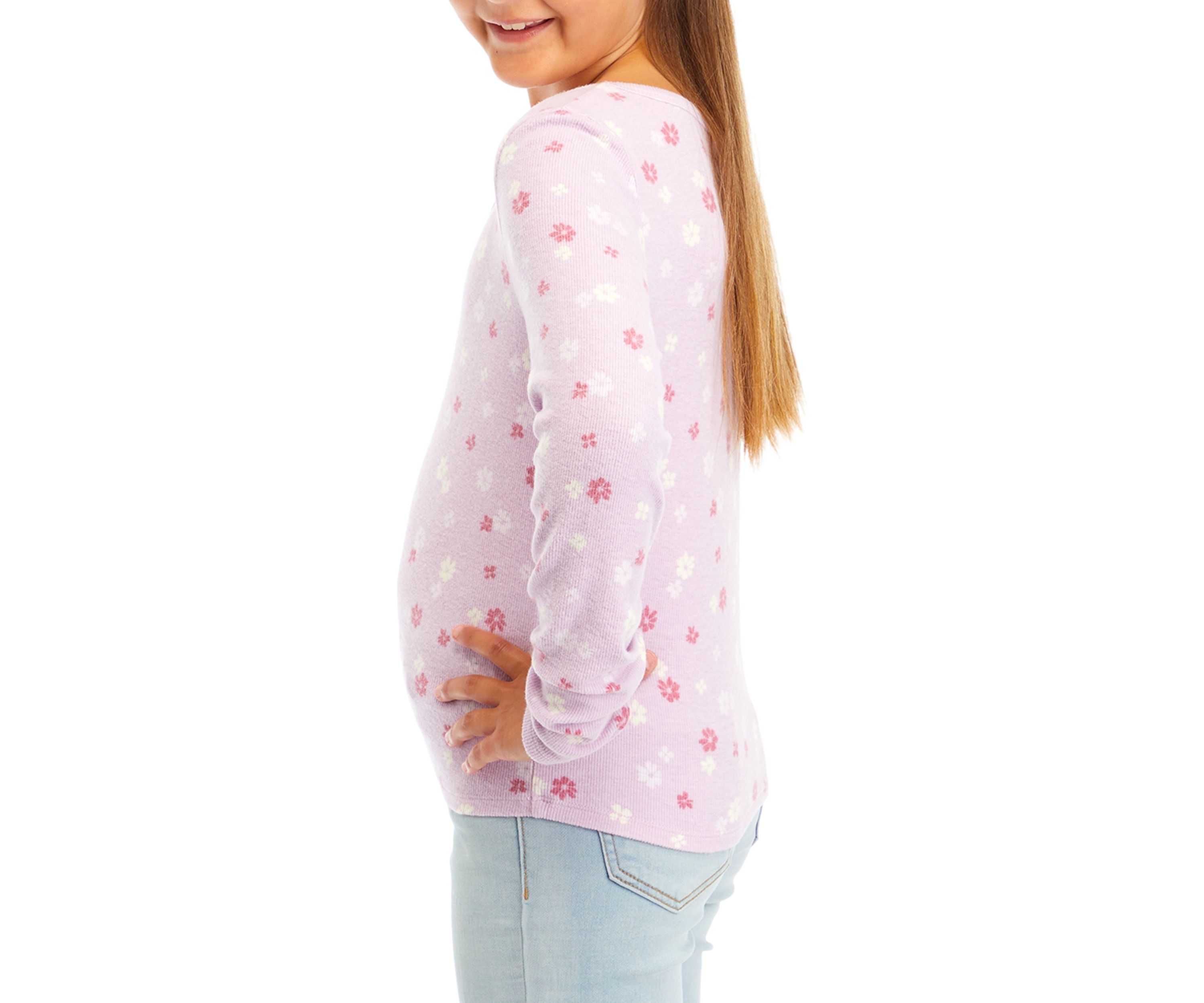 Girls 7-16 Scoop Neck Basic T-Shirt