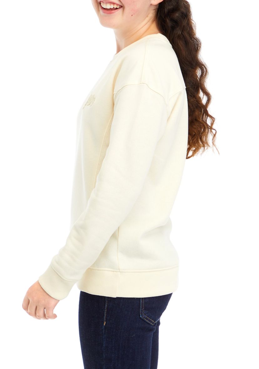 Girls 7-16 Crew Neck Tunic Sweatshirt