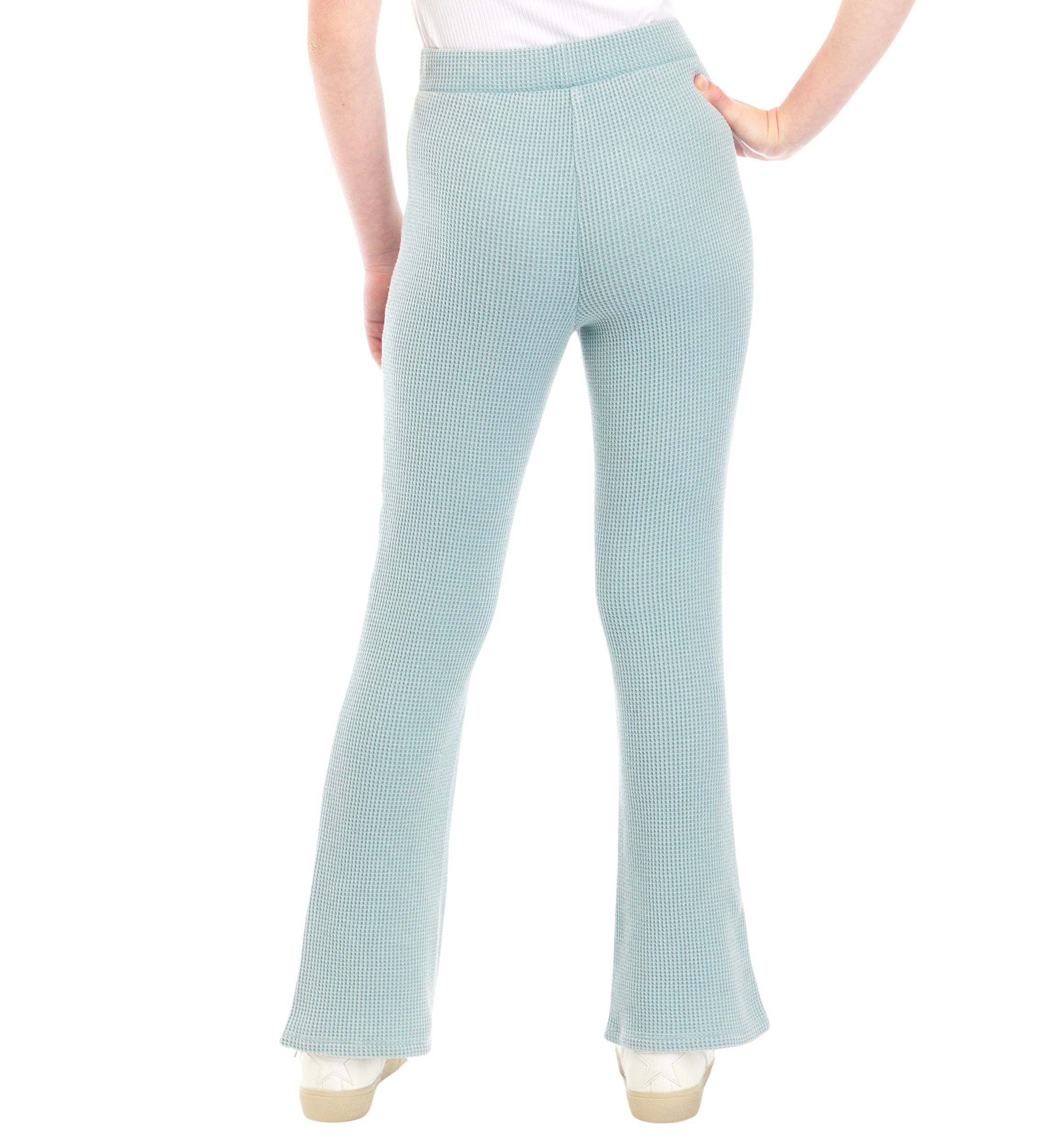 Girls 7-16 Mineral Wash Thermal Knit Pants