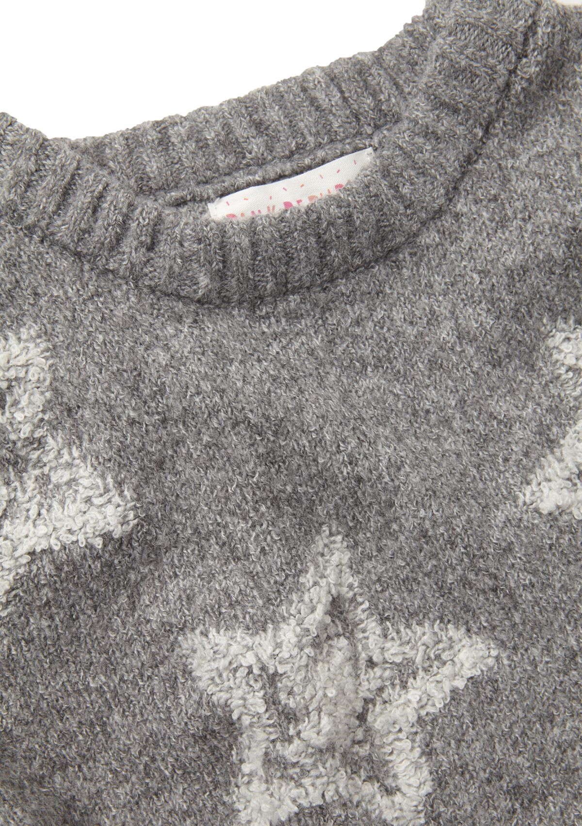 Girls 4-6x Allover Print Stars Sweater