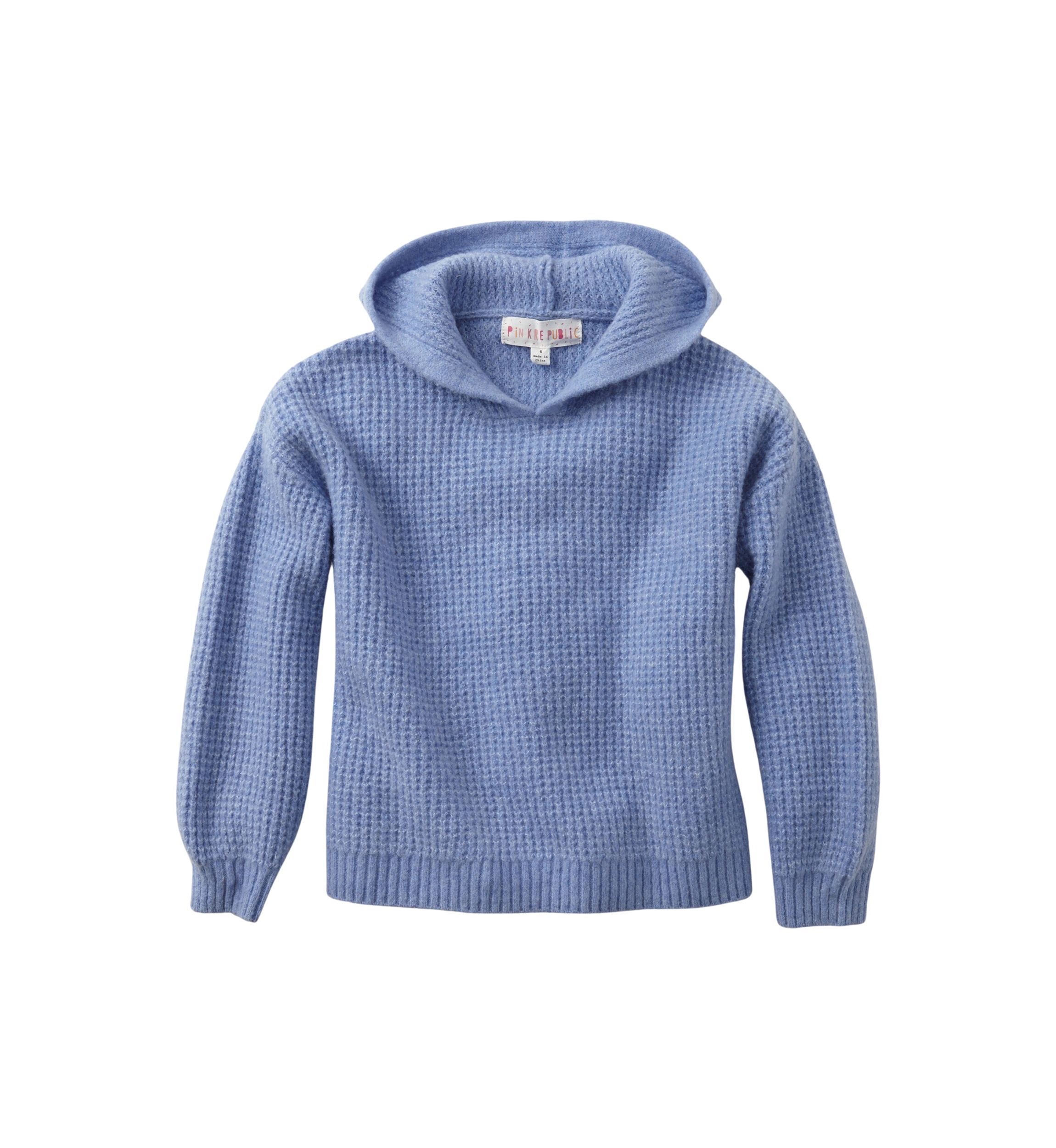 Girls 4-6x Solid Hooded Sweater