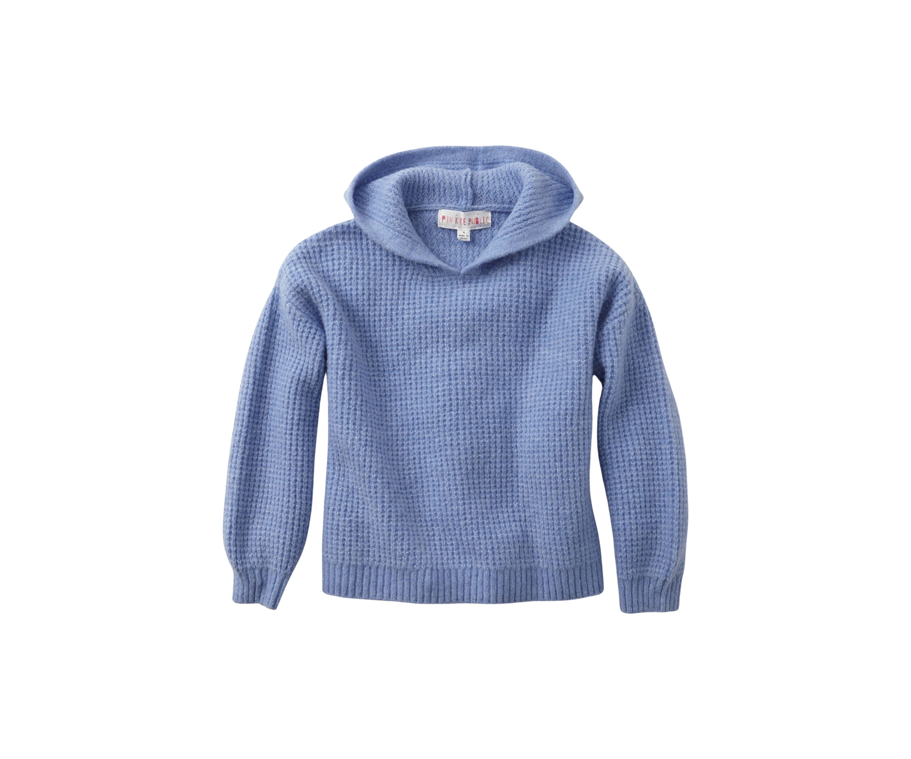 Girls 4-6x Solid Hooded Sweater