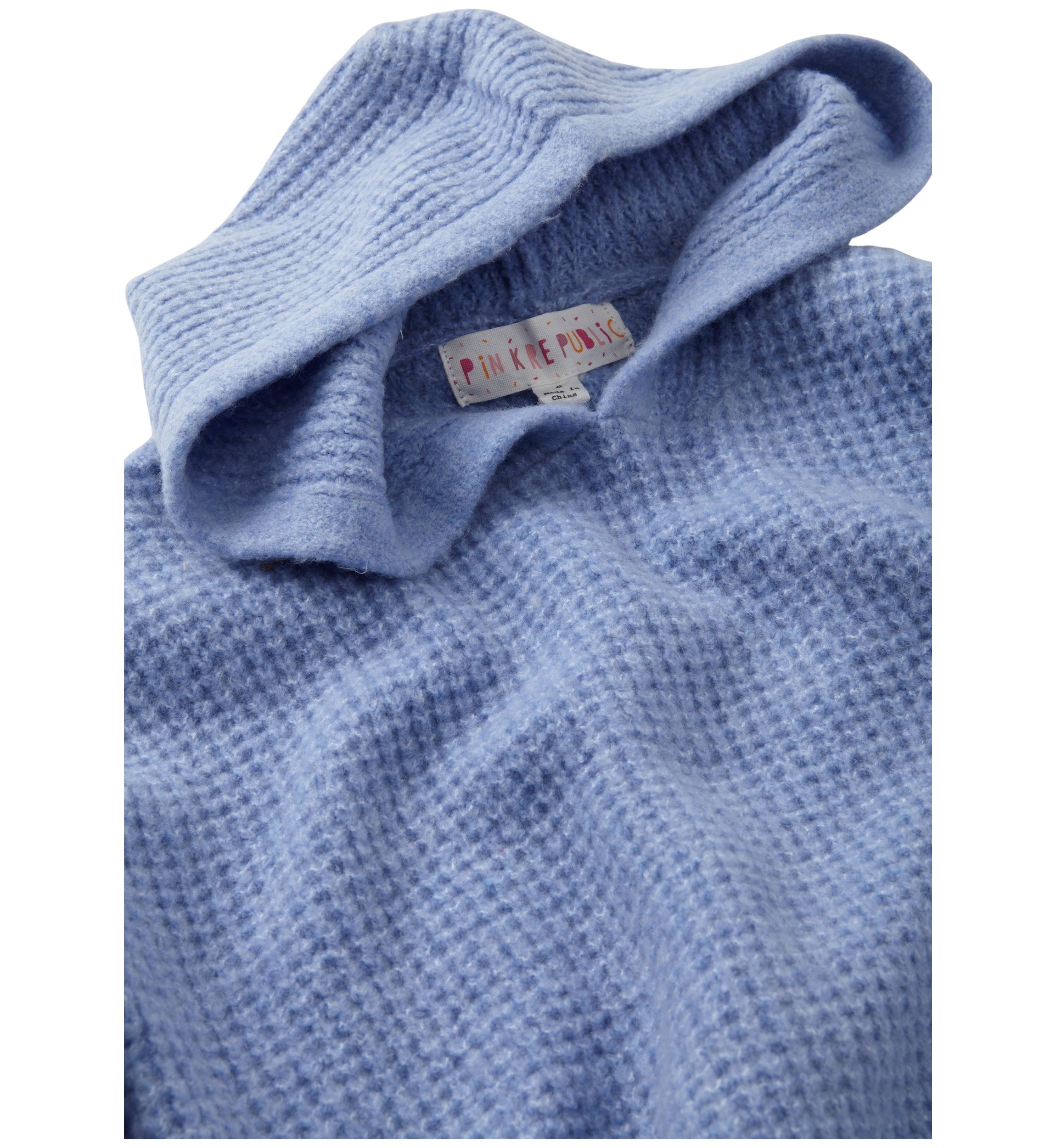 Girls 4-6x Solid Hooded Sweater
