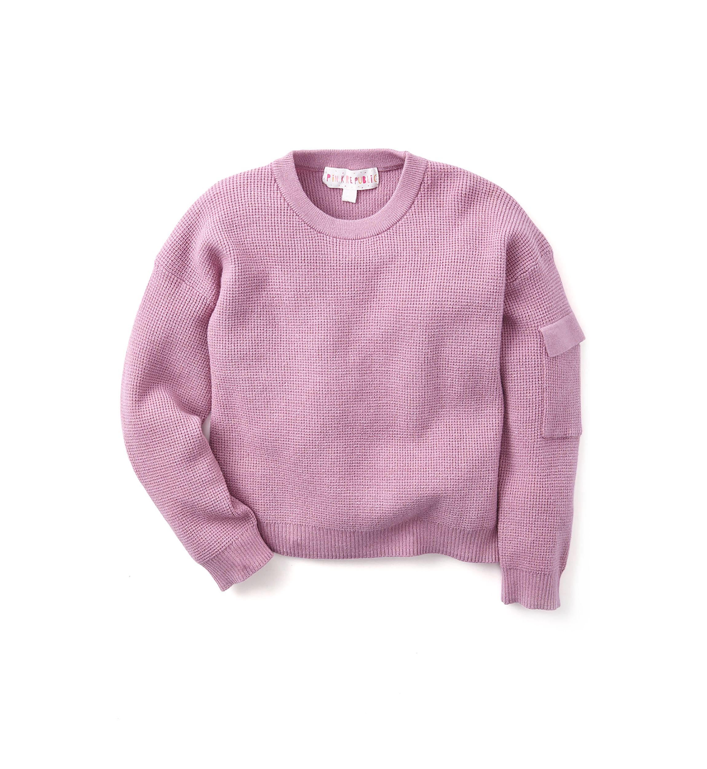 Pink Republic Girls 4-6x Crew Neck Solid Sweater Belk