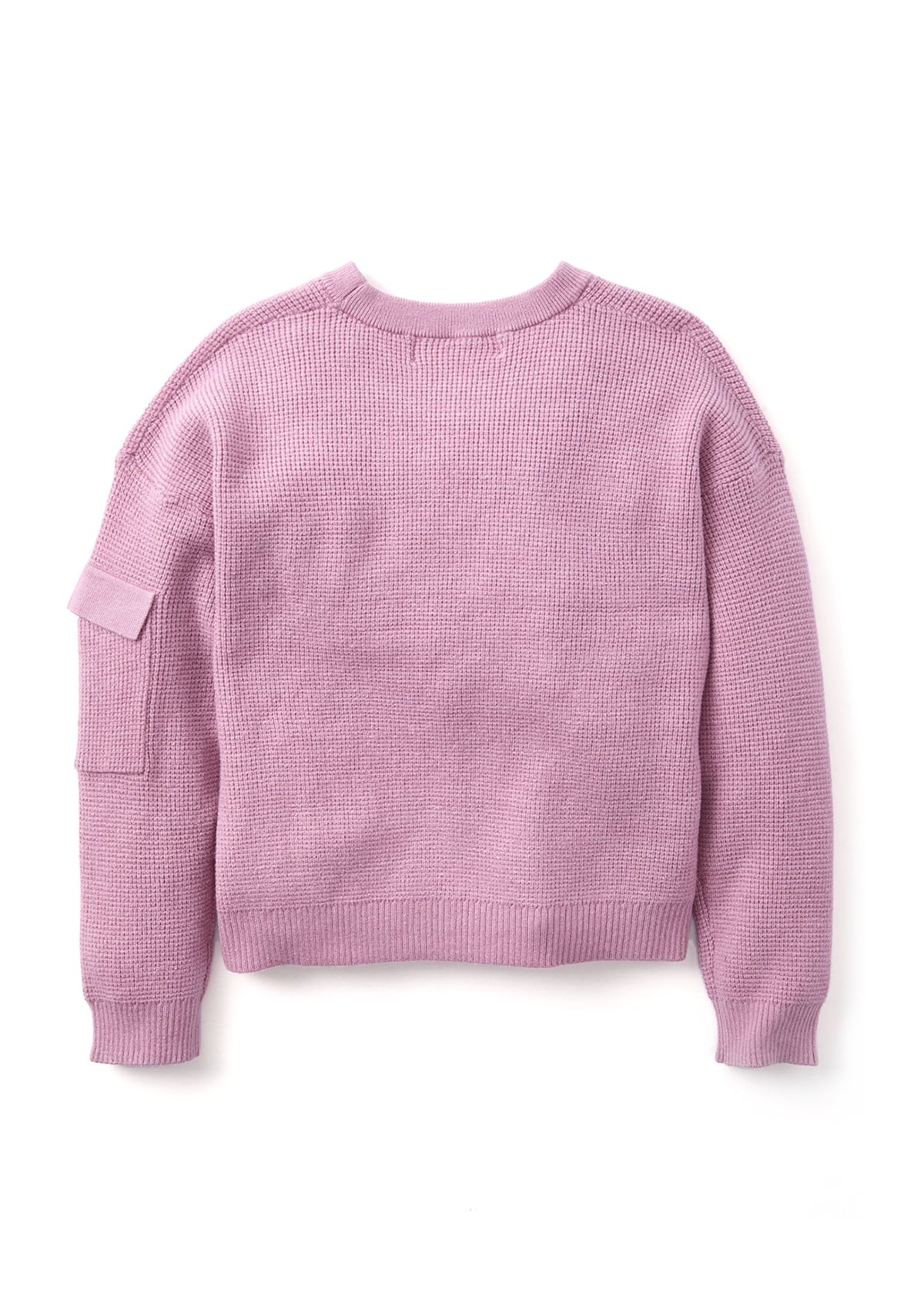 Girls 4-6x Crew Neck Solid Sweater 