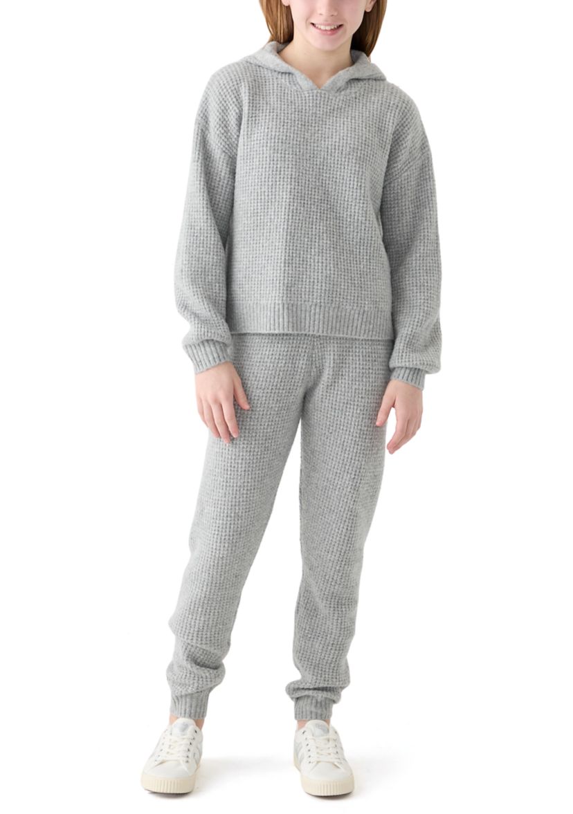 Girls 7-16 Sweater Jogger Pants