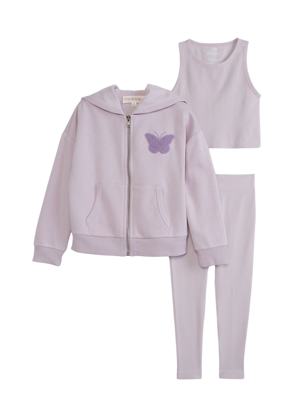 Girls 4-6x 3 Piece Seamless Set