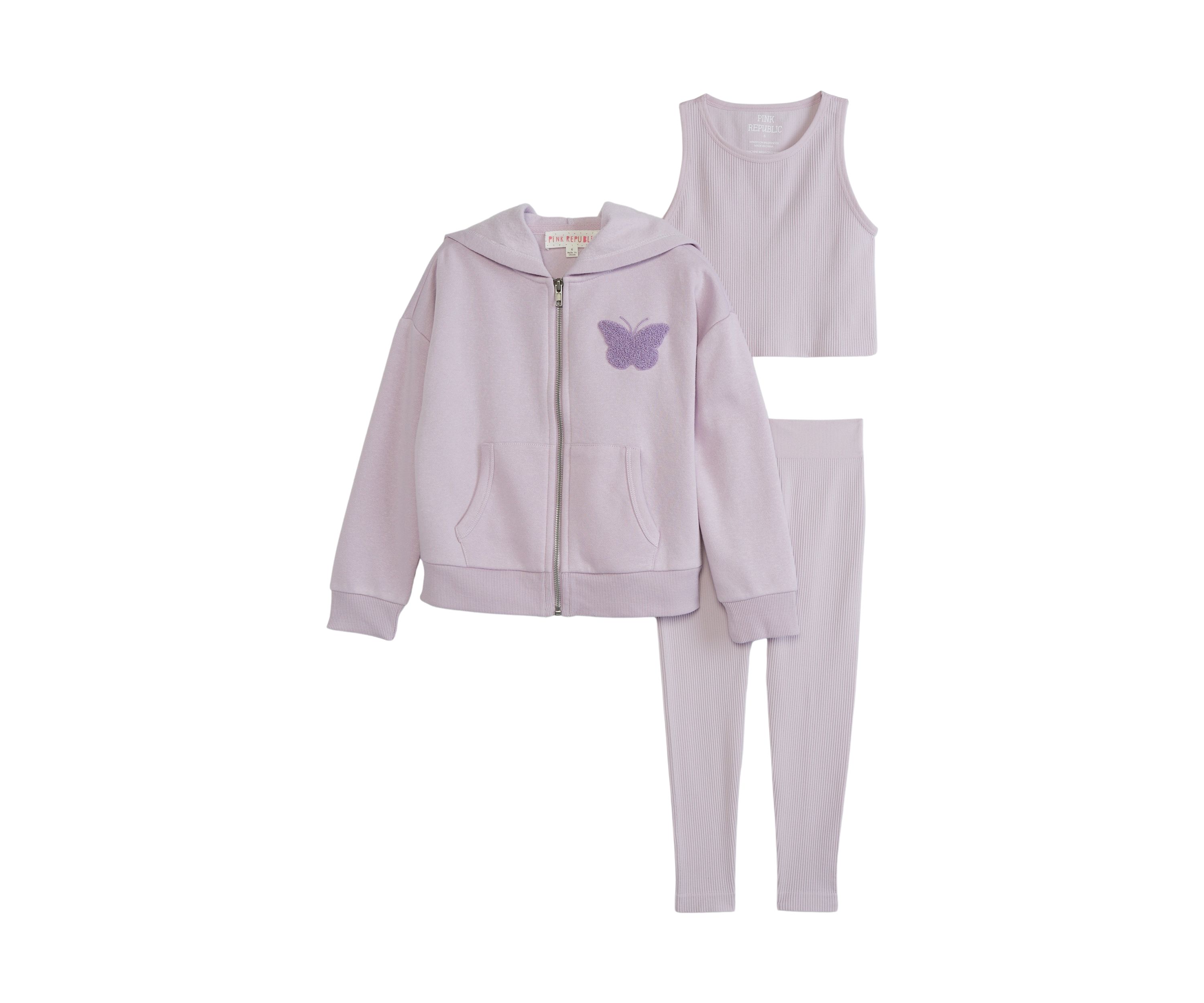 Girls 4-6x 3 Piece Seamless Set