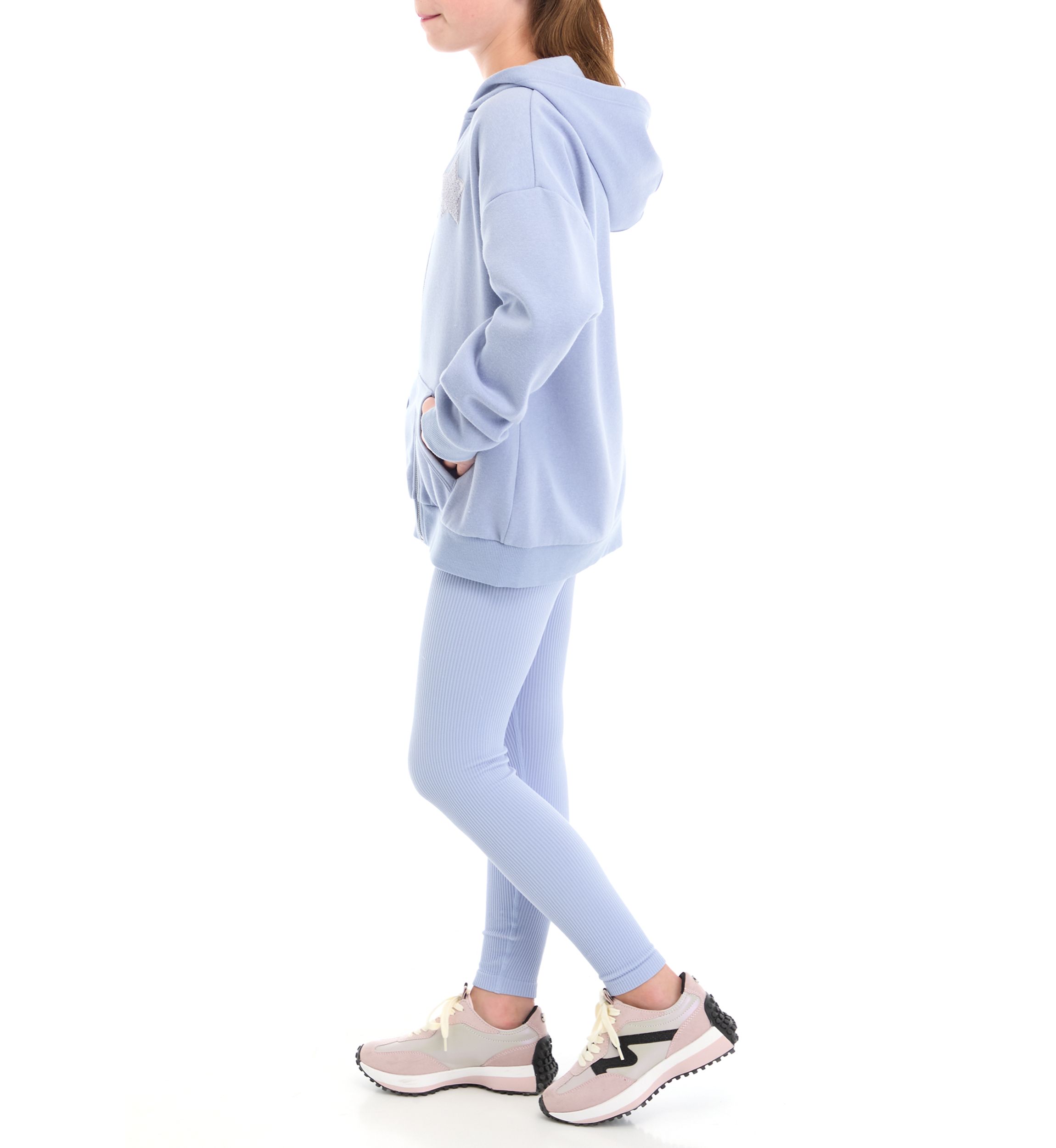 Girls 7-16 Seamless Set with Hoodie, Tank, and Leggings