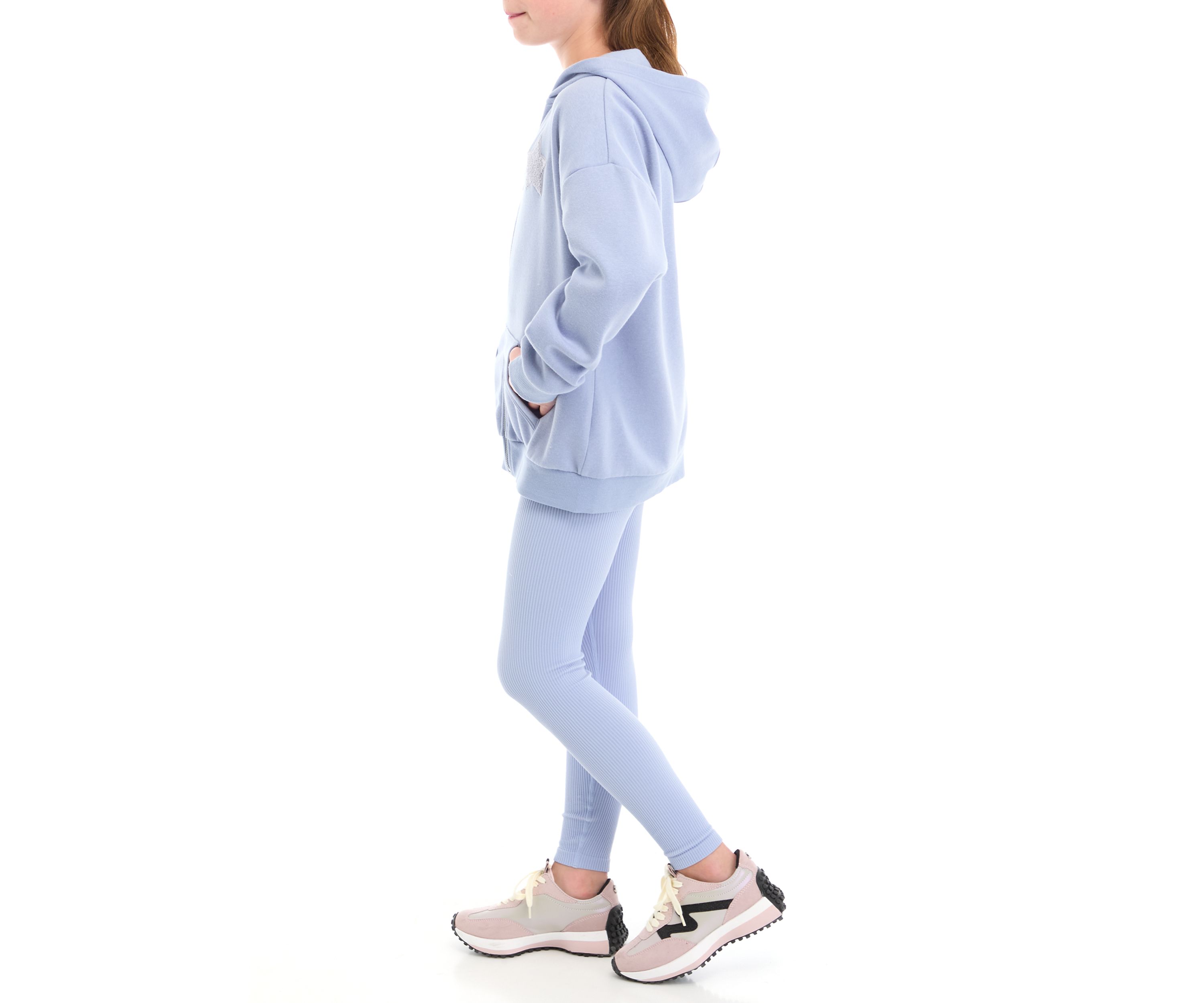 Girls 7-16 Seamless Set with Hoodie, Tank, and Leggings