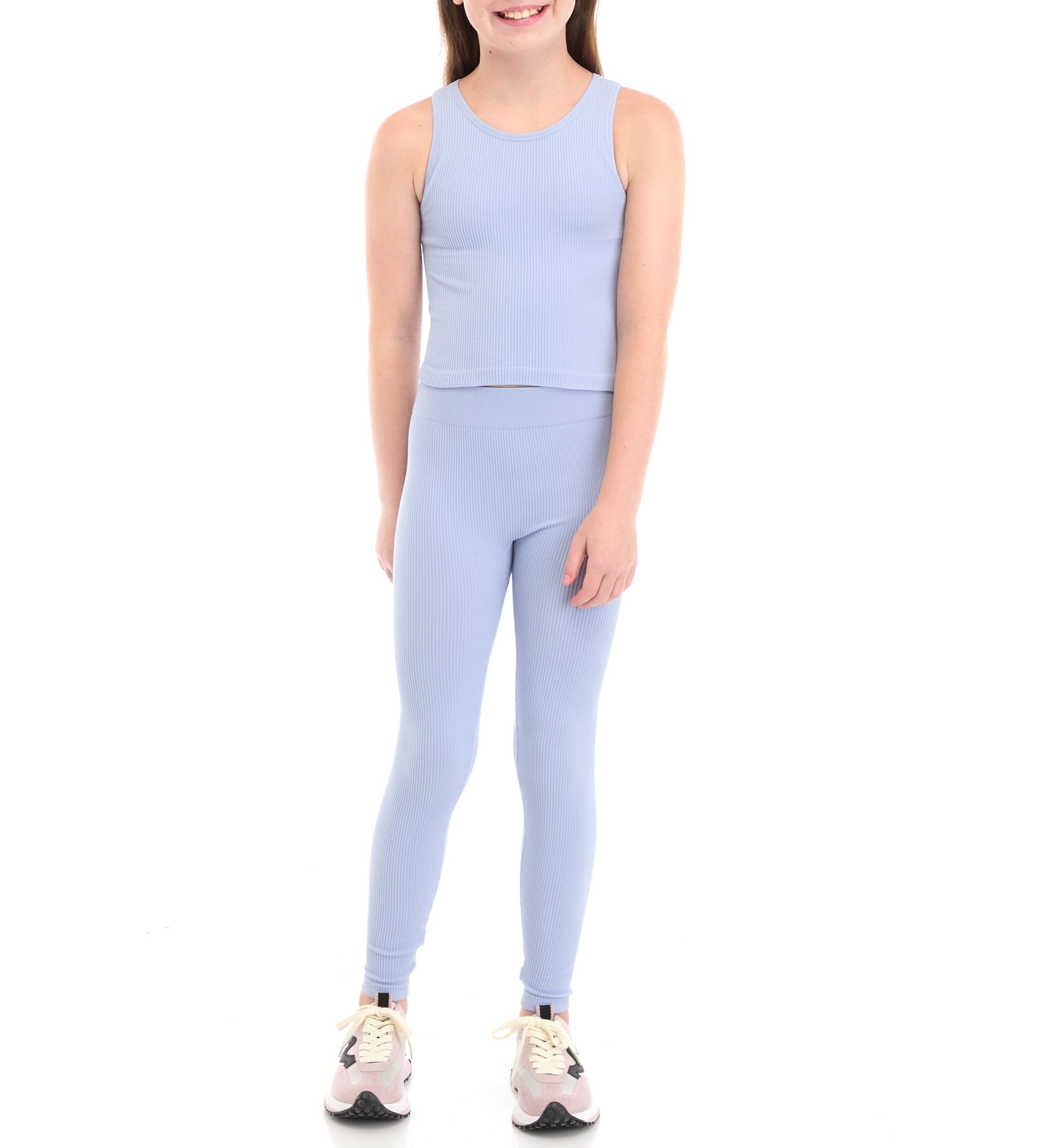 Girls 7-16 Seamless Set with Hoodie, Tank, and Leggings