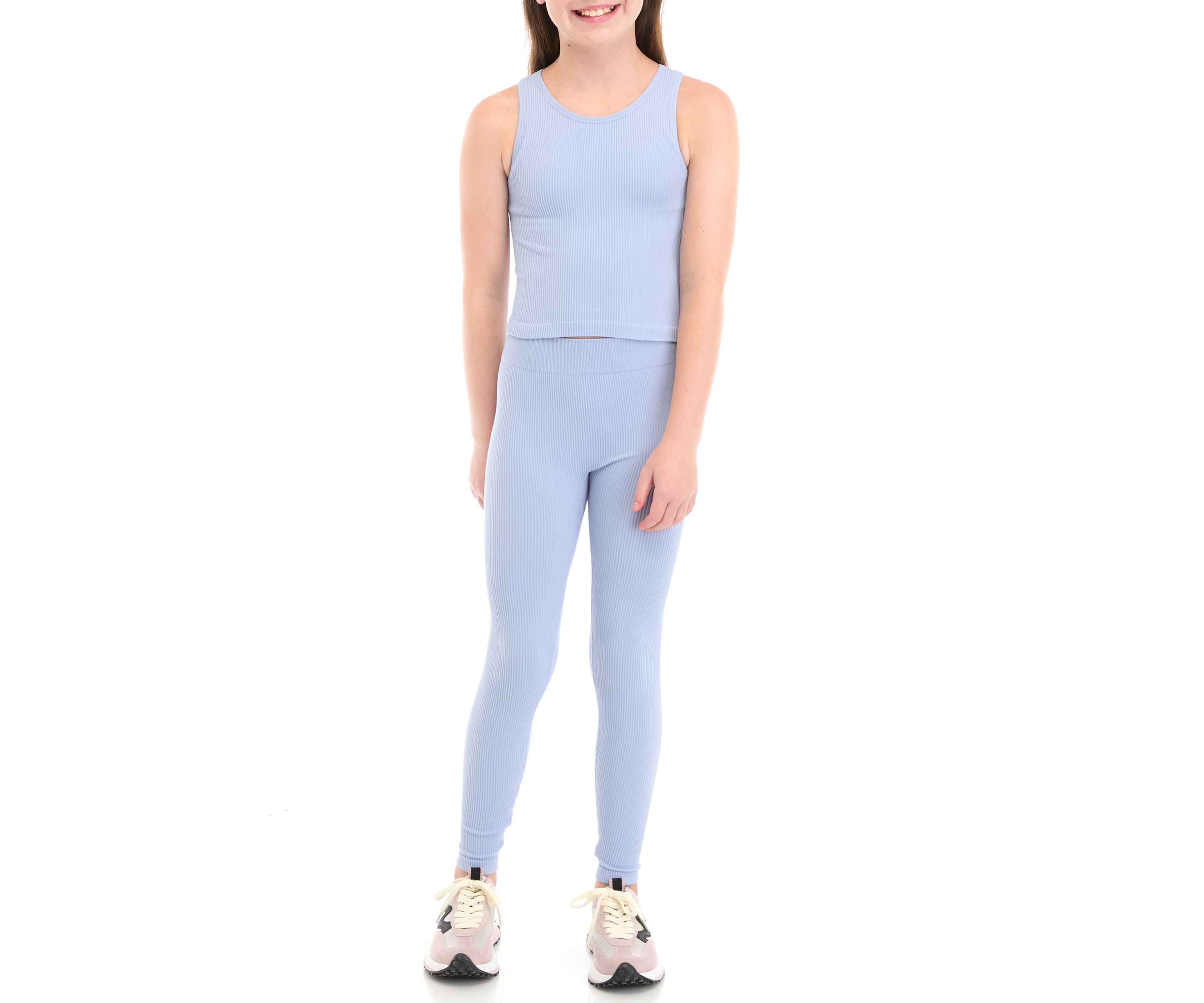 Girls 7-16 Seamless Set with Hoodie, Tank, and Leggings