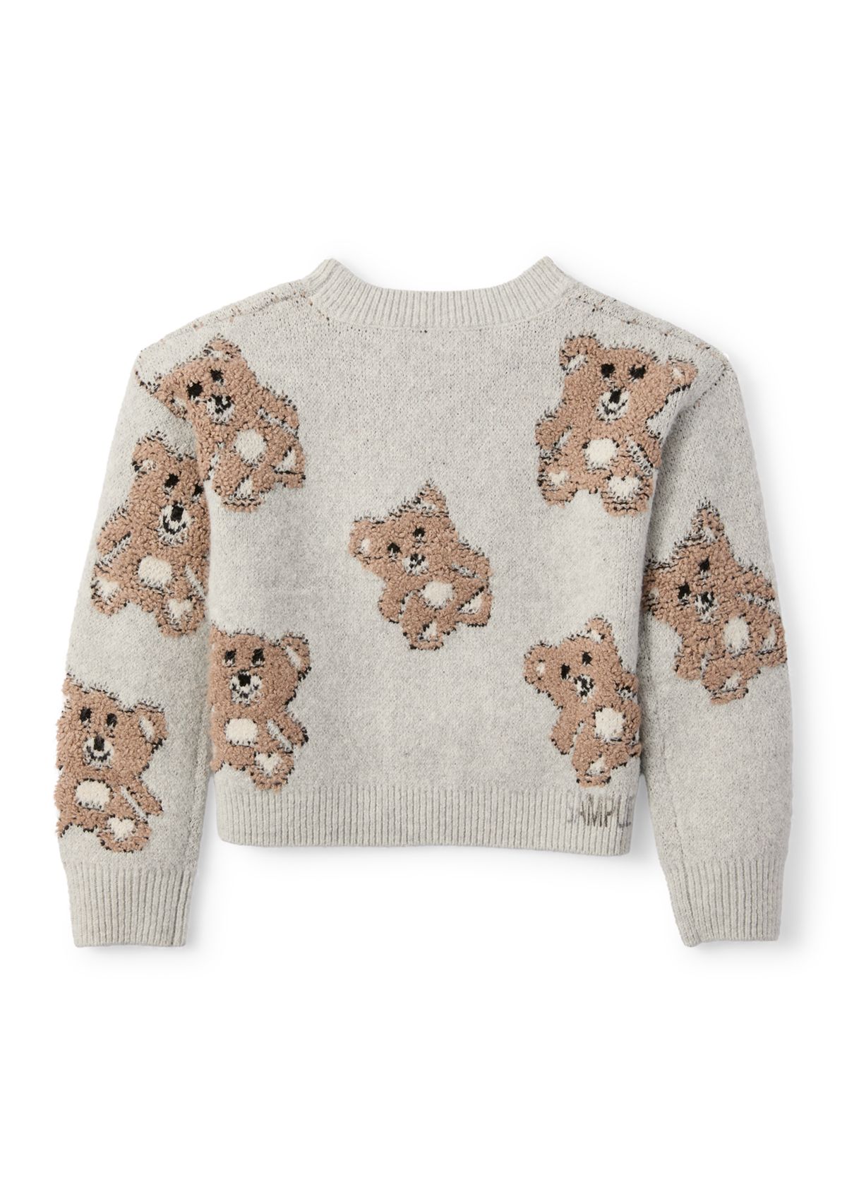 Girls 4-6x Intarsia Bear Sweater