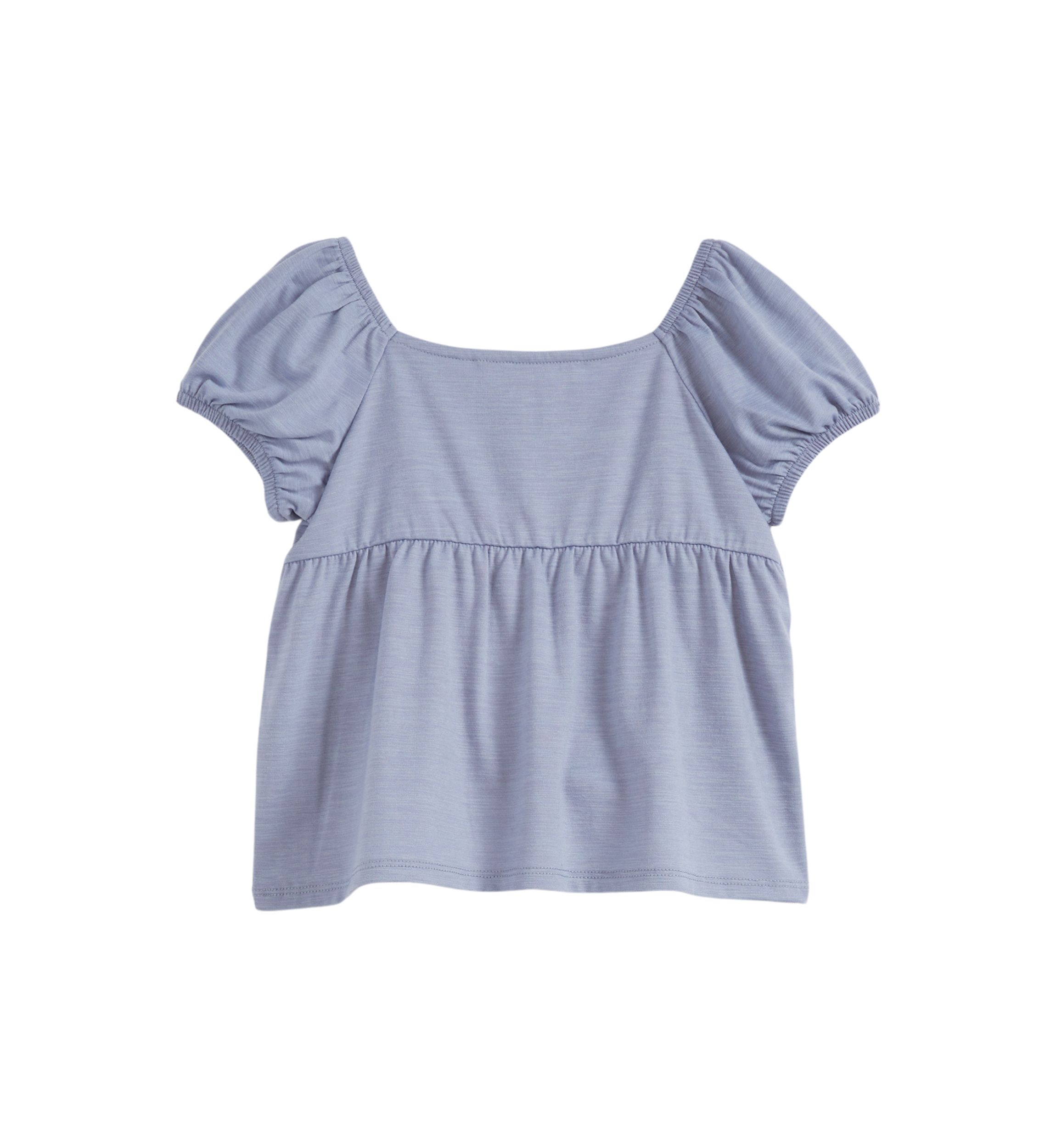 Girls 4-6x Button Front Top