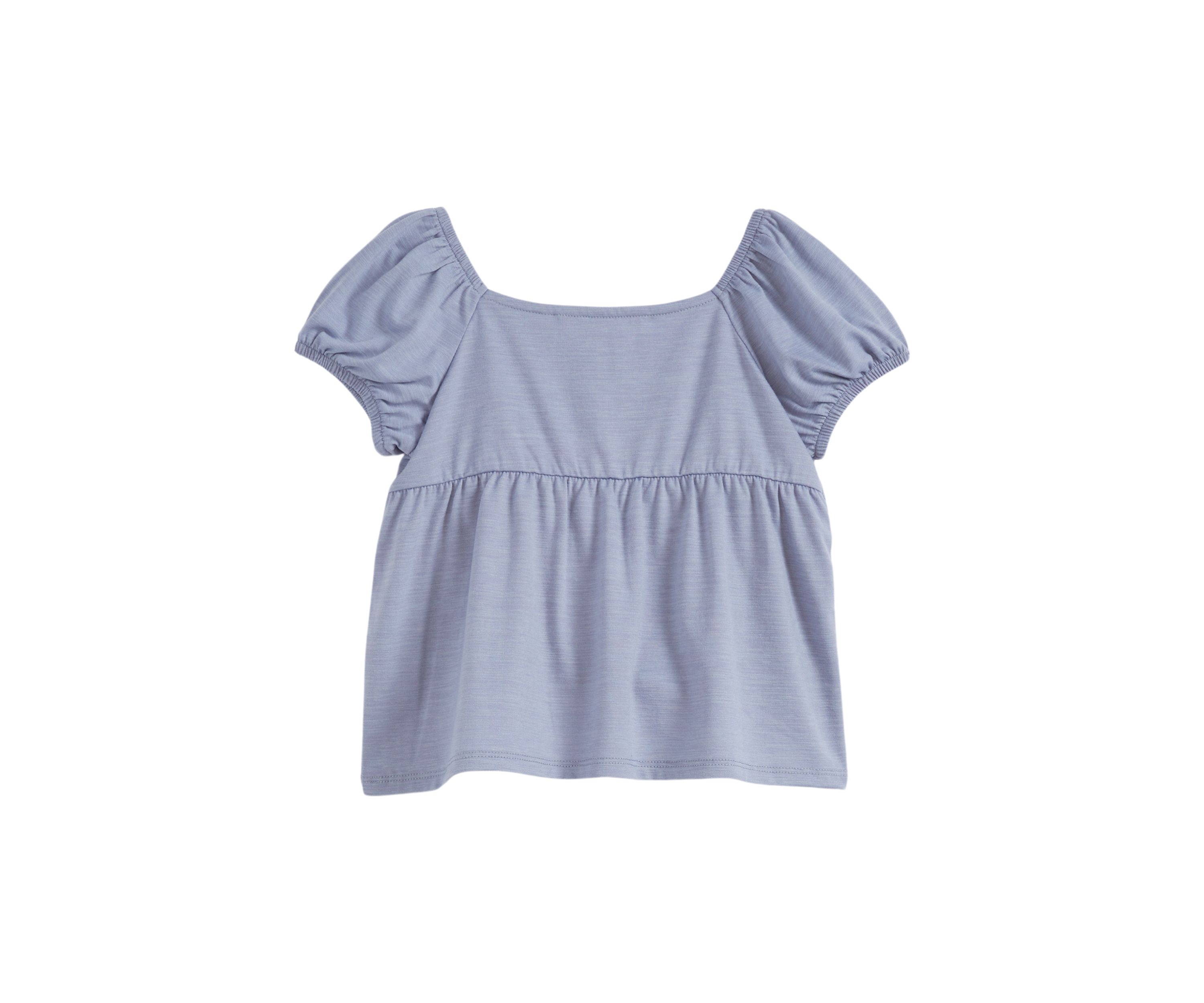 Girls 4-6x Button Front Top