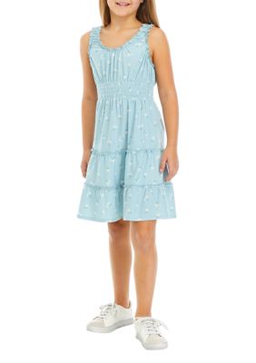 Pink Republic Girls 7-16 Sleeveless Floral Tiered Dress
