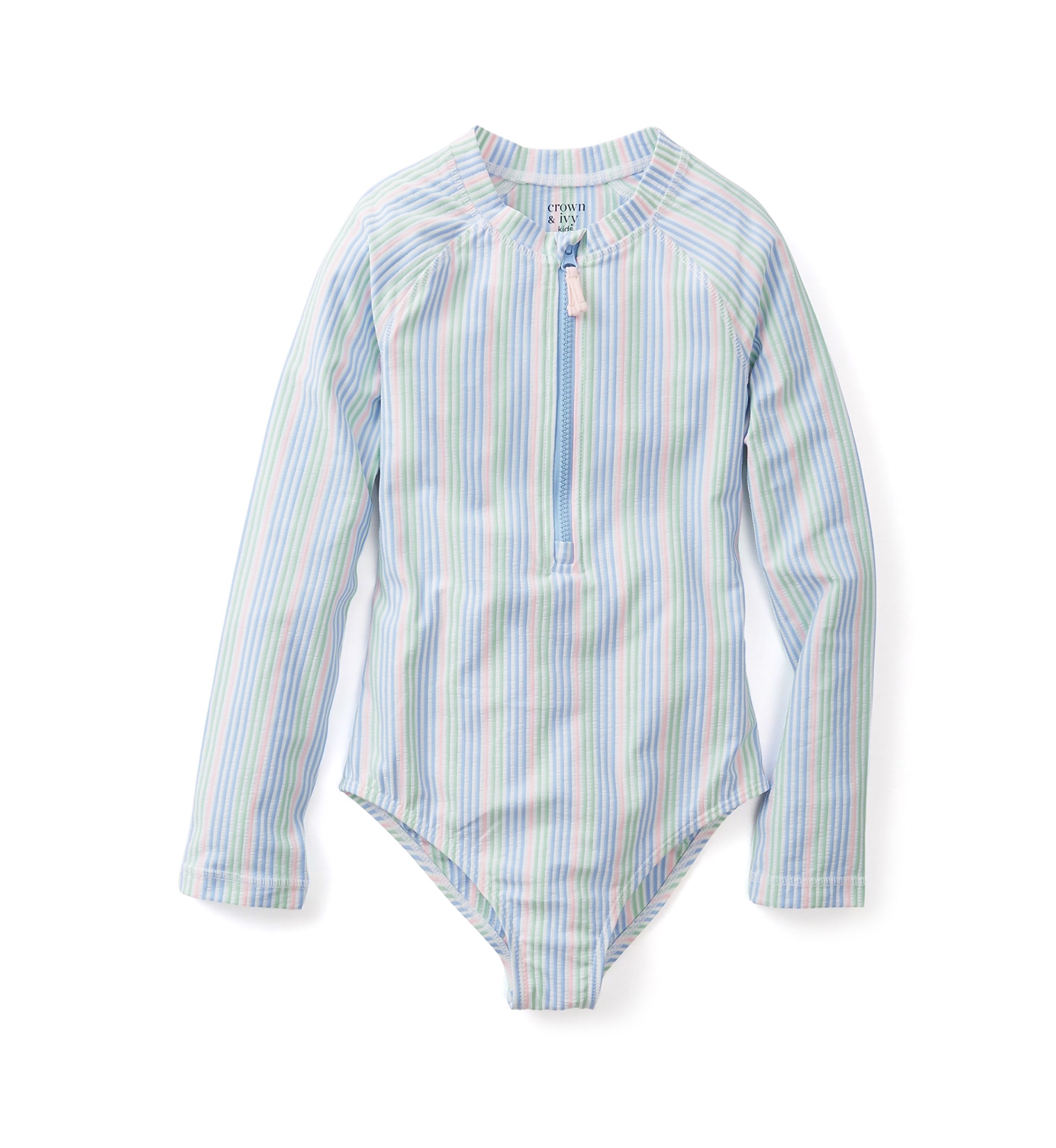 Girls 4-6x Printed One Piece Rash Guard