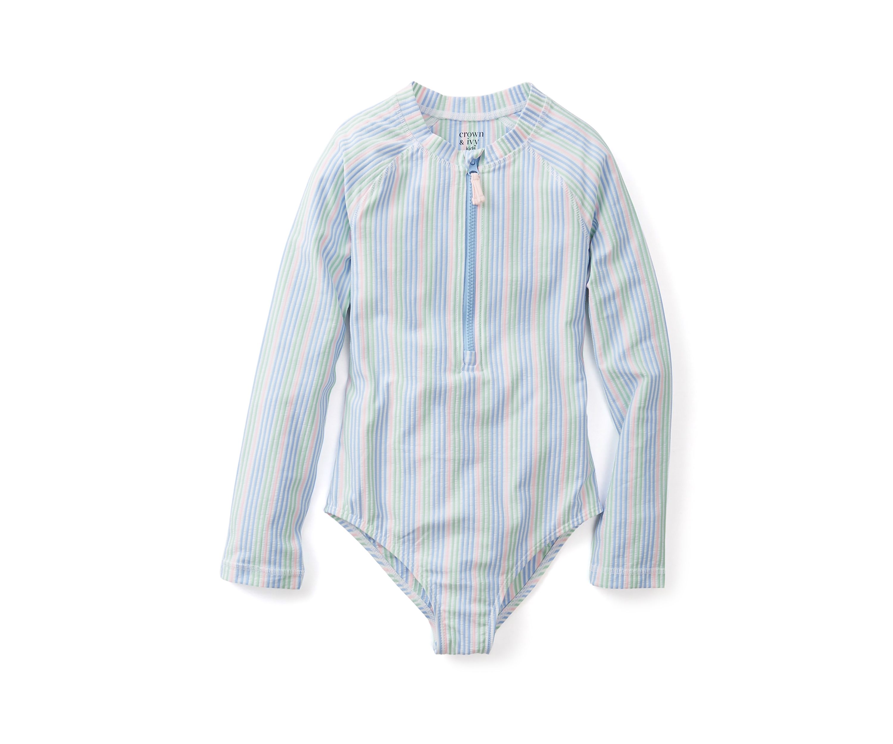 Girls 4-6x Printed One Piece Rash Guard