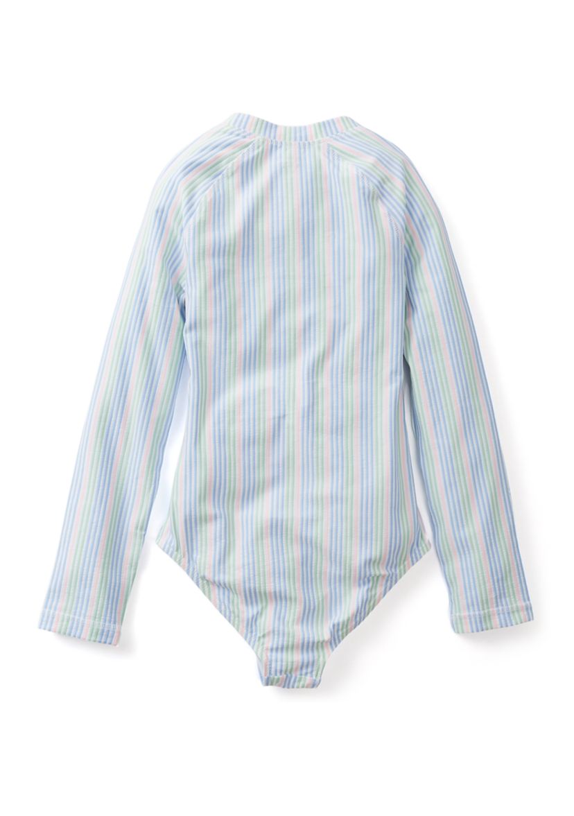 Girls 4-6x Printed One Piece Rash Guard