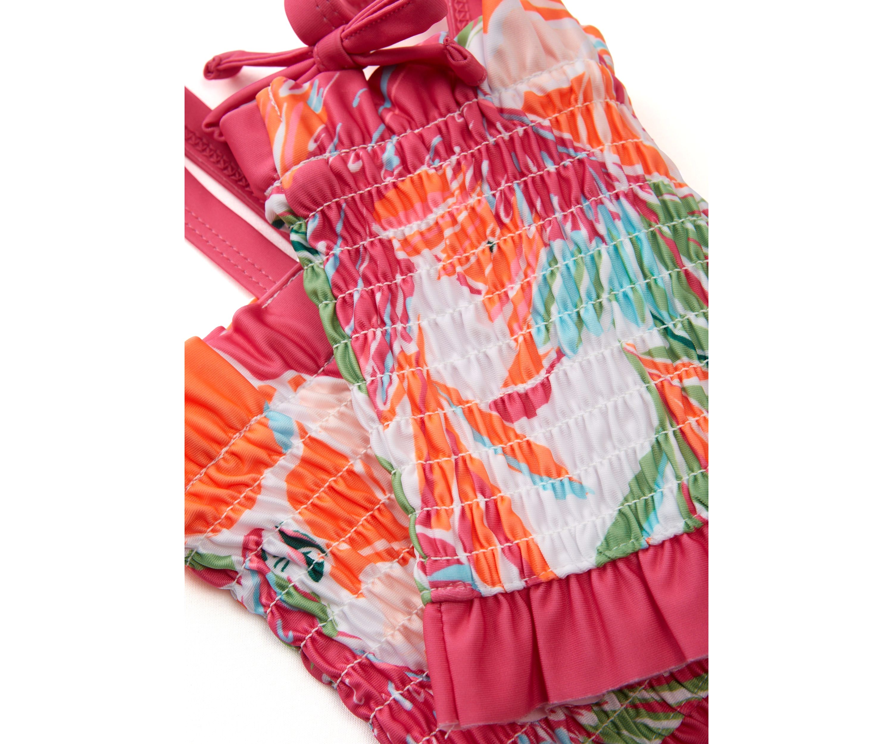 Girls 4-6x Floral Printed 2 Piece Swimsuit
