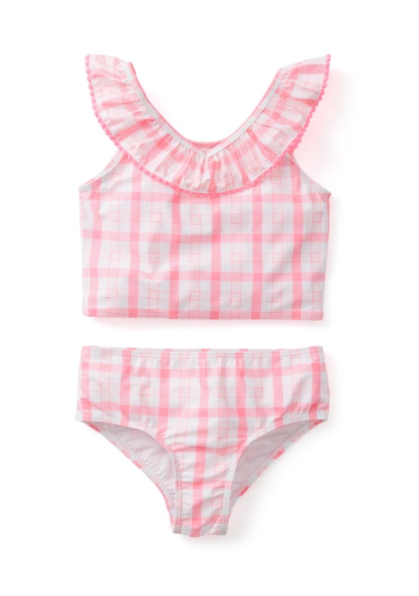 Girls 4-6x 2-Piece Printed Swimsuit 