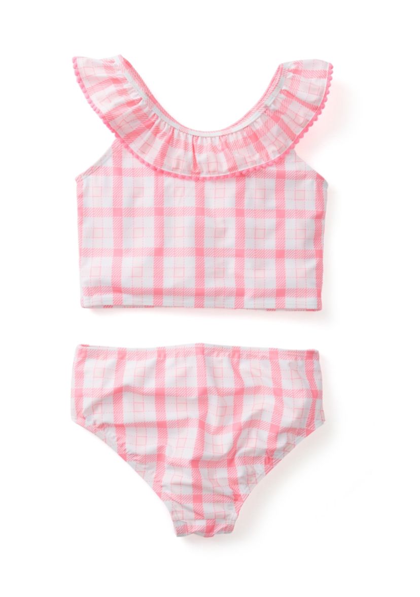 Girls 4-6x 2-Piece Printed Swimsuit 