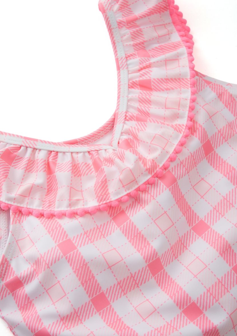 Girls 4-6x 2-Piece Printed Swimsuit 