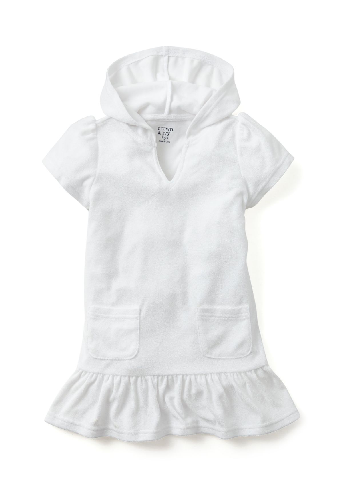Girls 4-6x Terry Swim Cover-Up