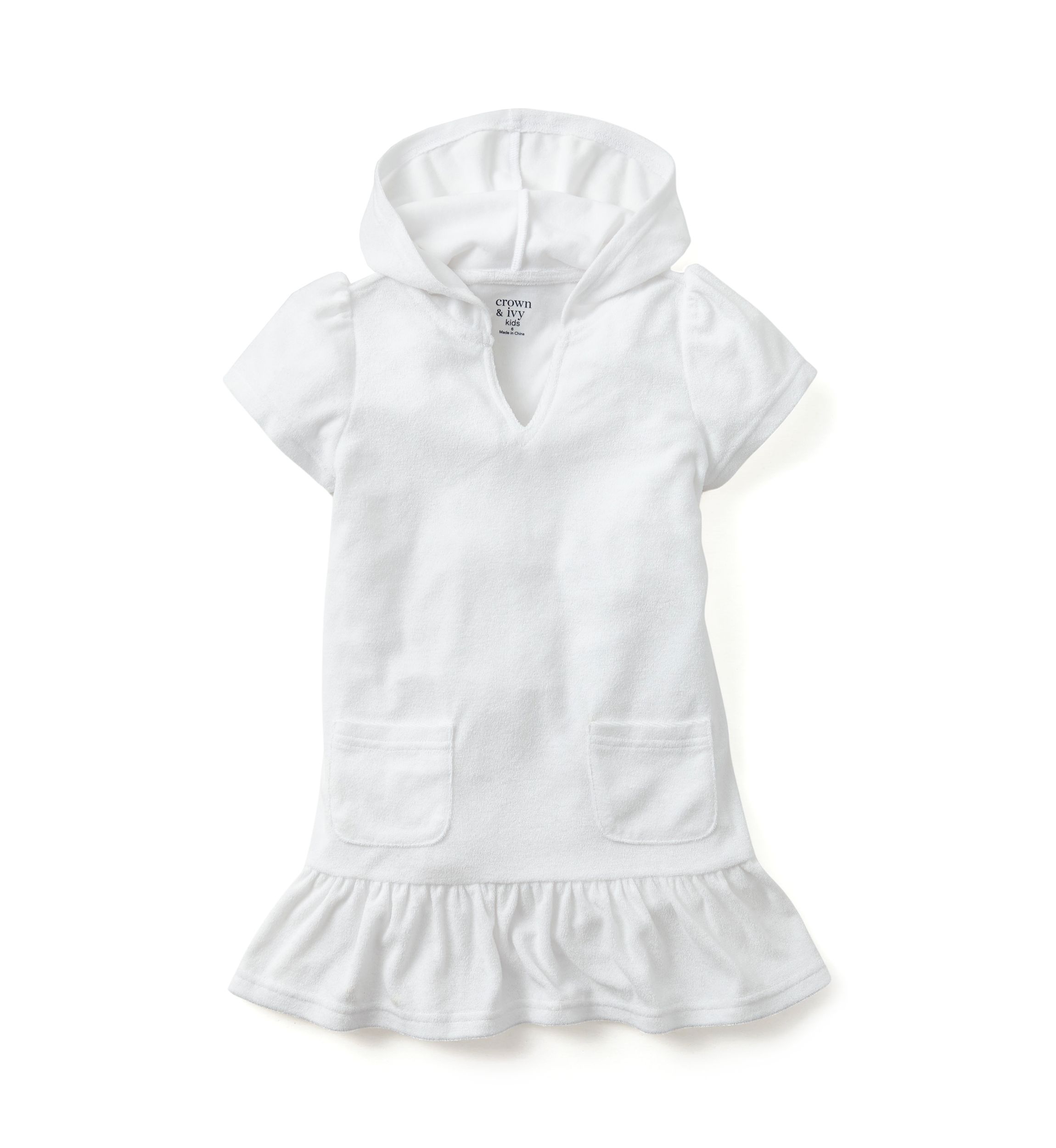 Girls 4-6x Terry Swim Cover-Up