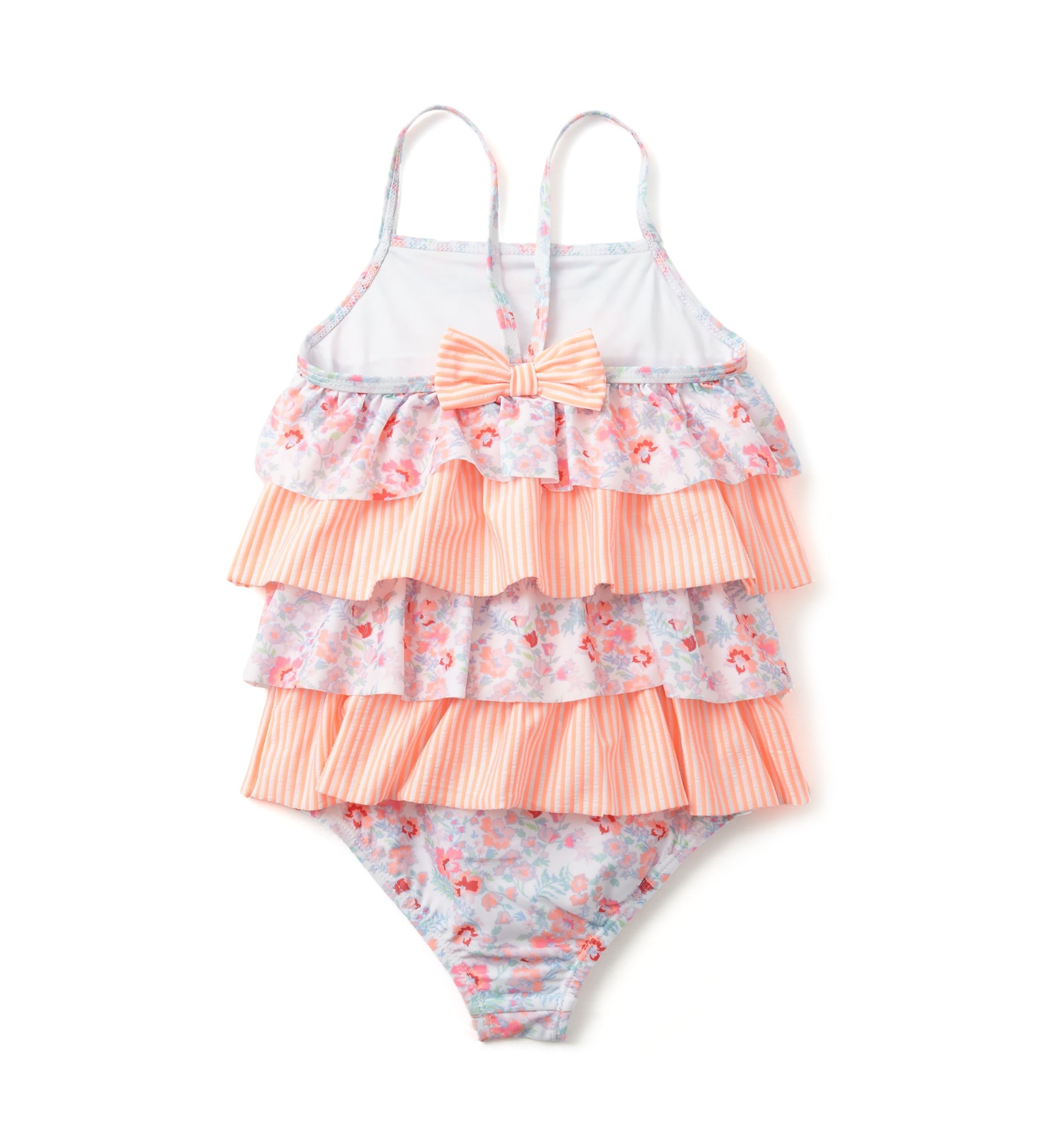 Girls 4-6x Mixed Ruffle One Piece Swimsuit 