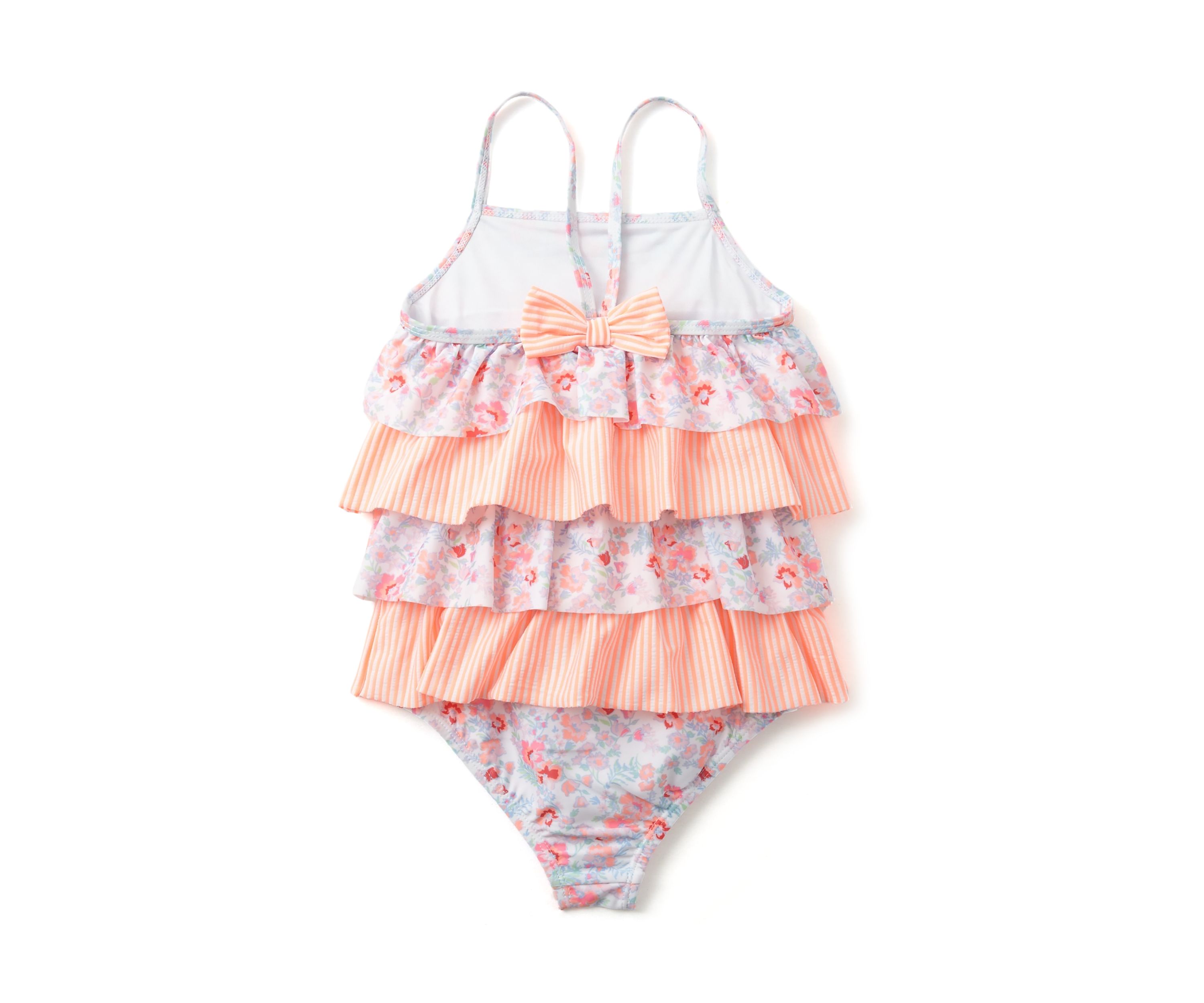 Girls 4-6x Mixed Ruffle One Piece Swimsuit 