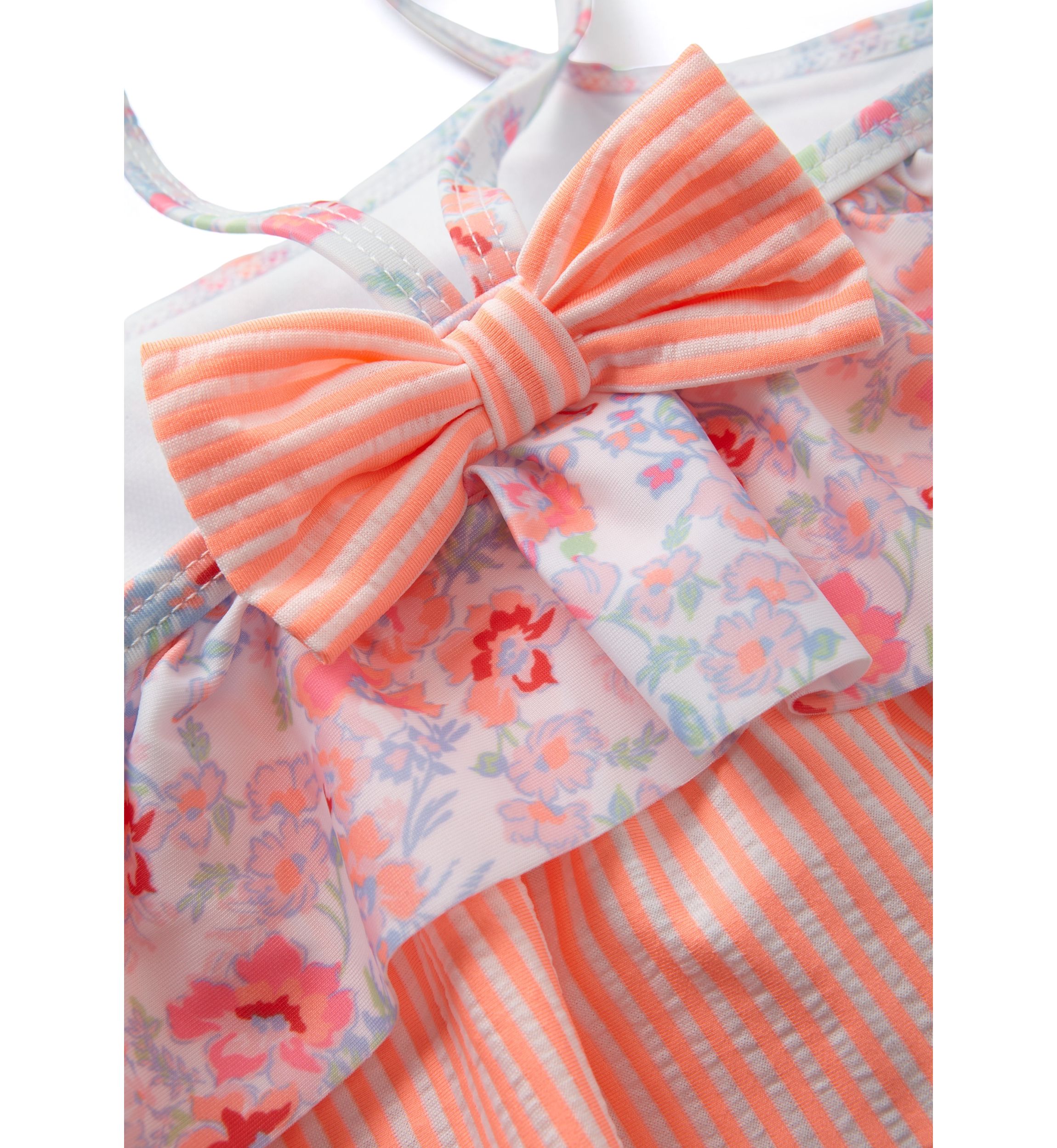 Girls 4-6x Mixed Ruffle One Piece Swimsuit 