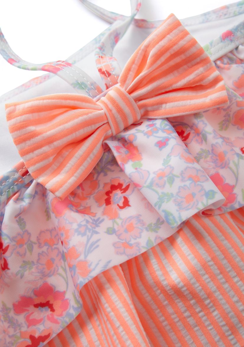 Girls 4-6x Mixed Ruffle One Piece Swimsuit 
