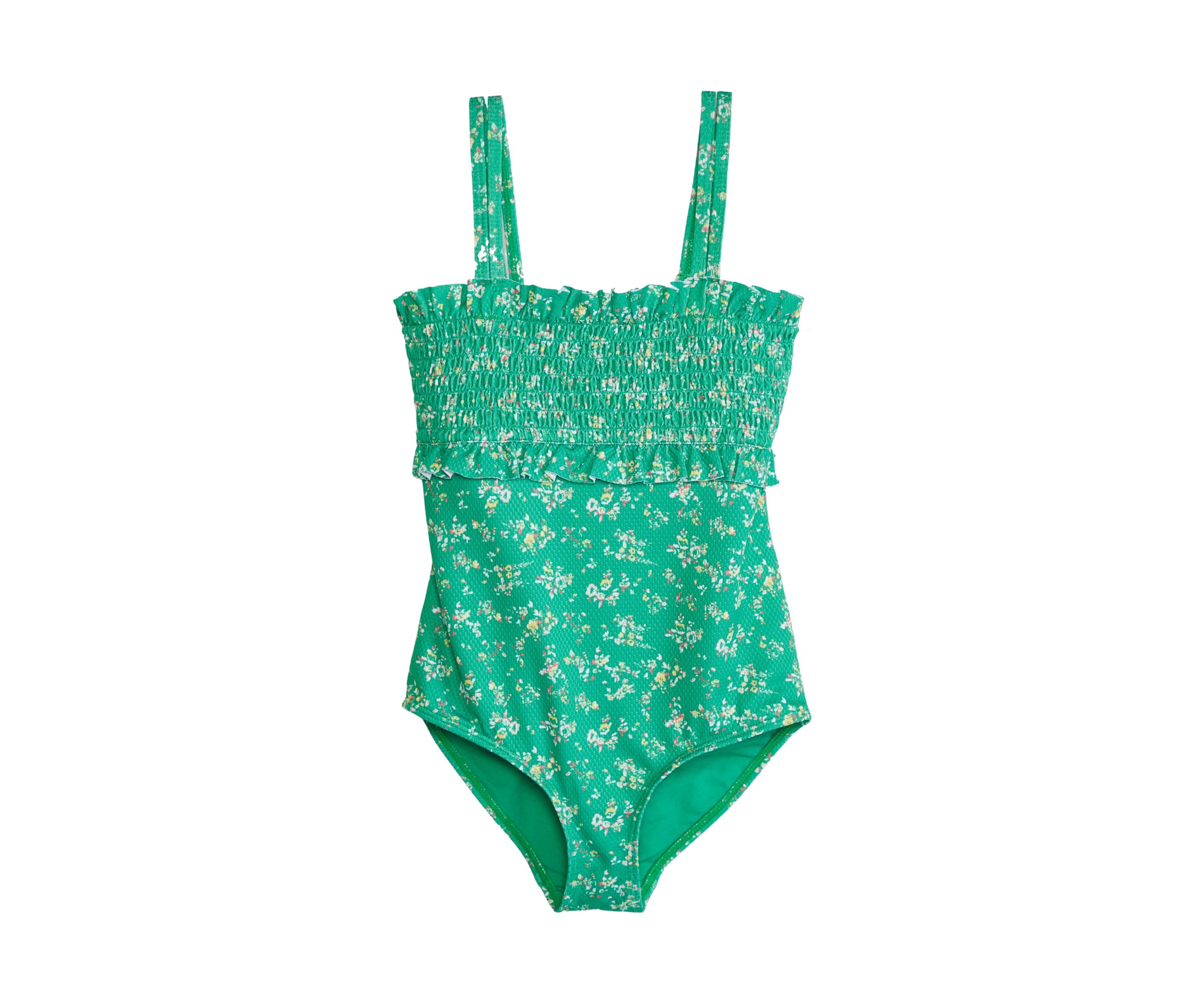Girls 7-16 Floral Printed Swimsuit