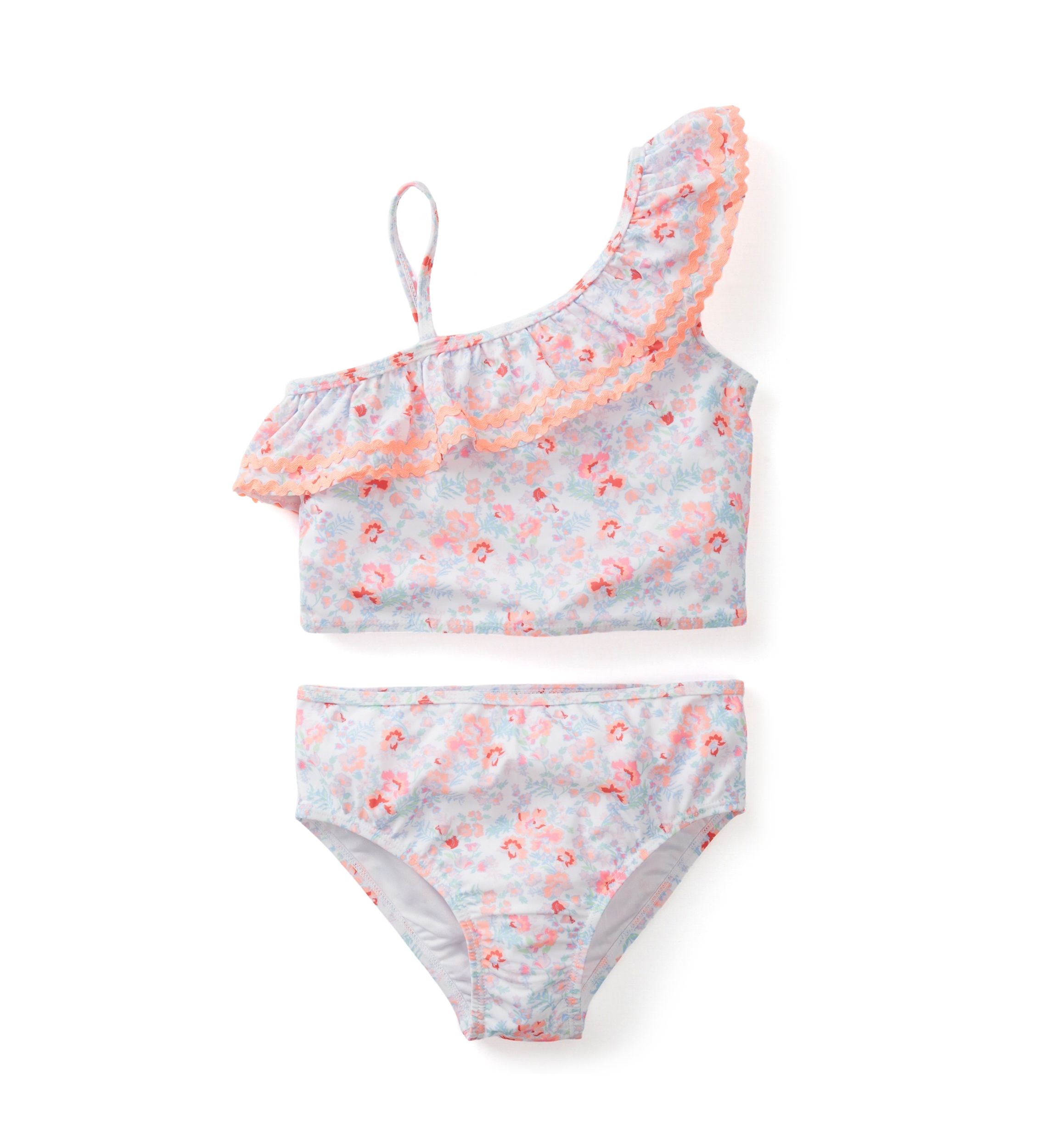 Girls 7-16 Printed 2-Piece Swimsuit 