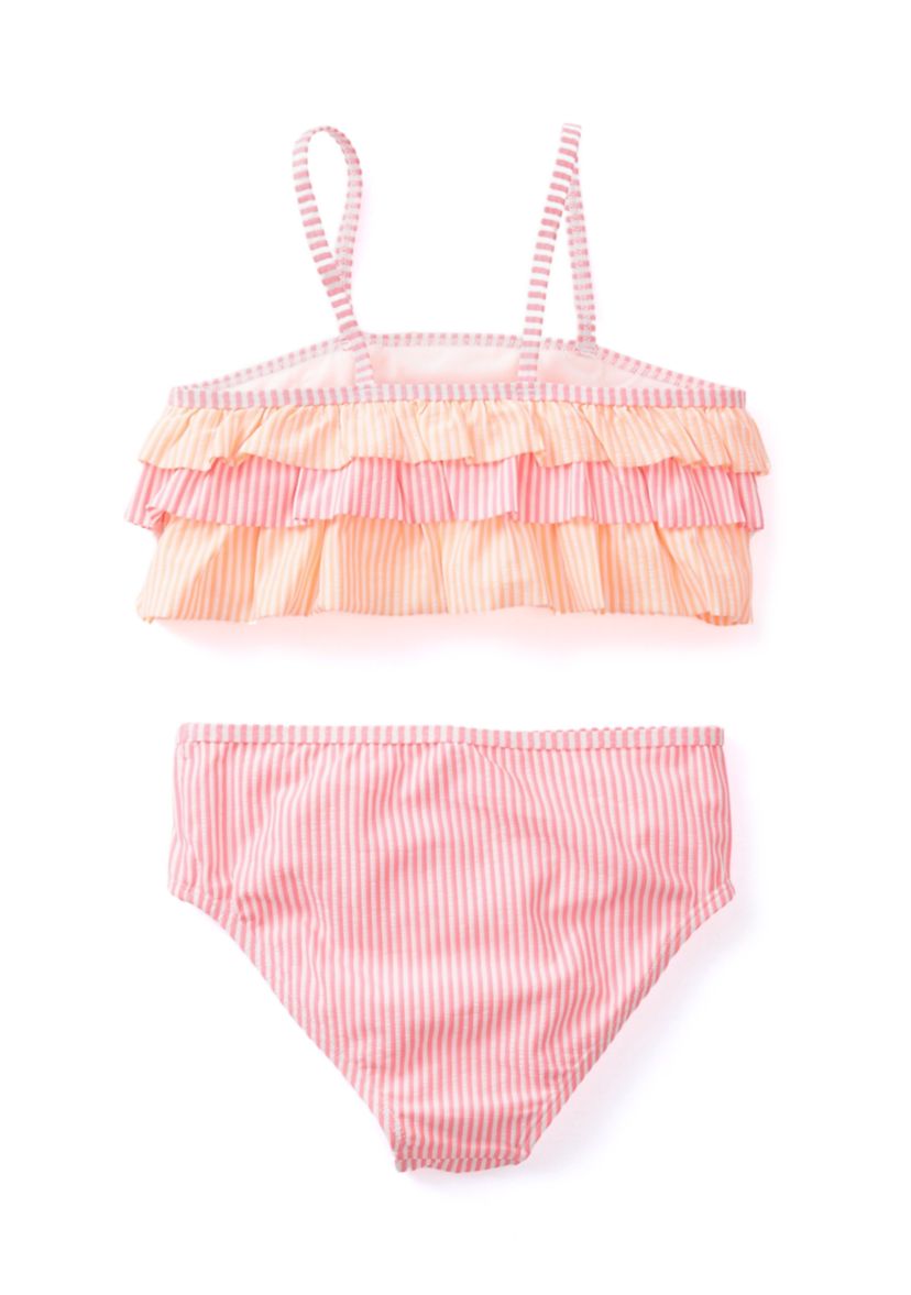 Girls 7-16 Printed 2-Piece Swimsuit 