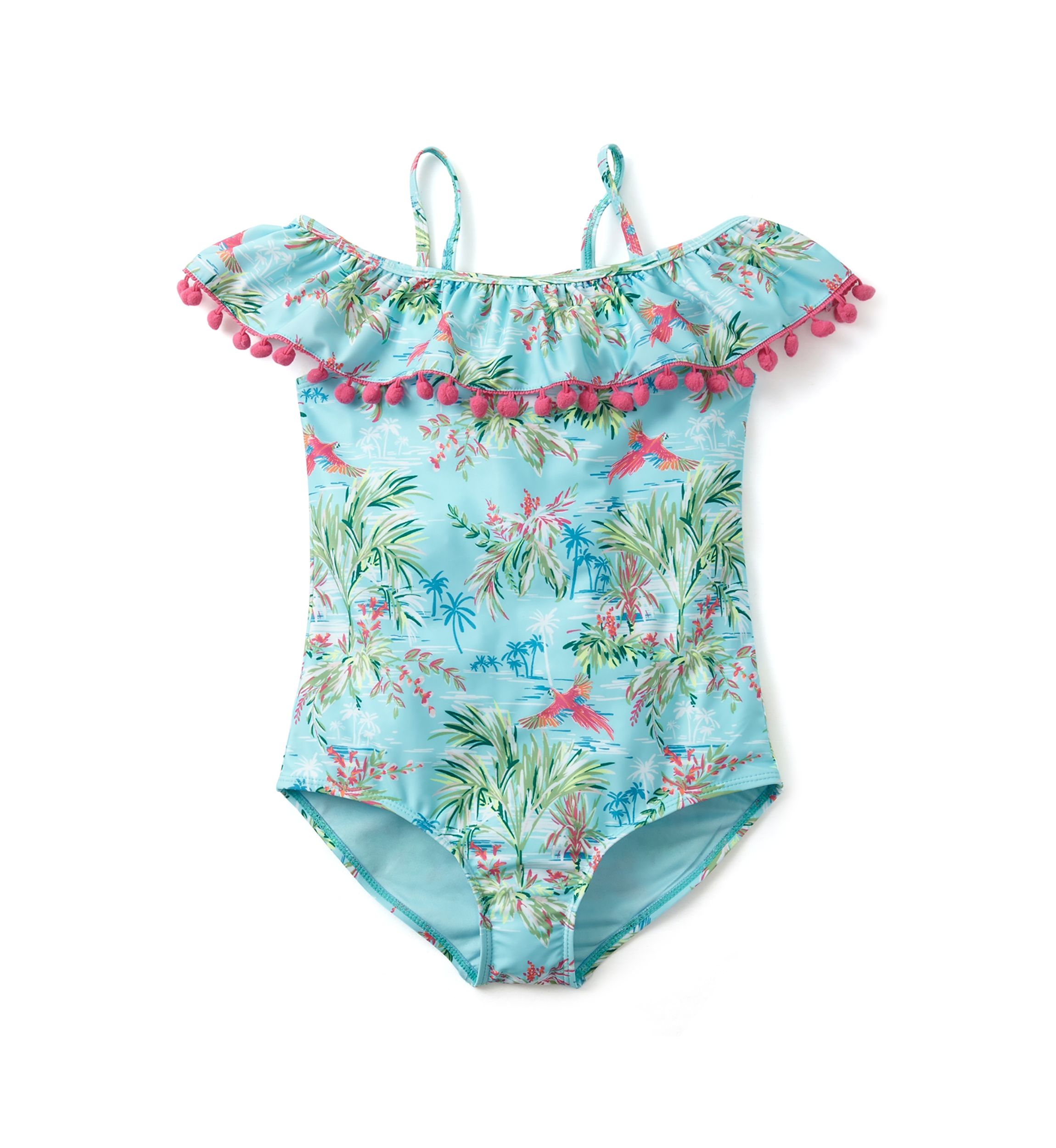 Girls 7-16 Printed One Piece Swimsuit 