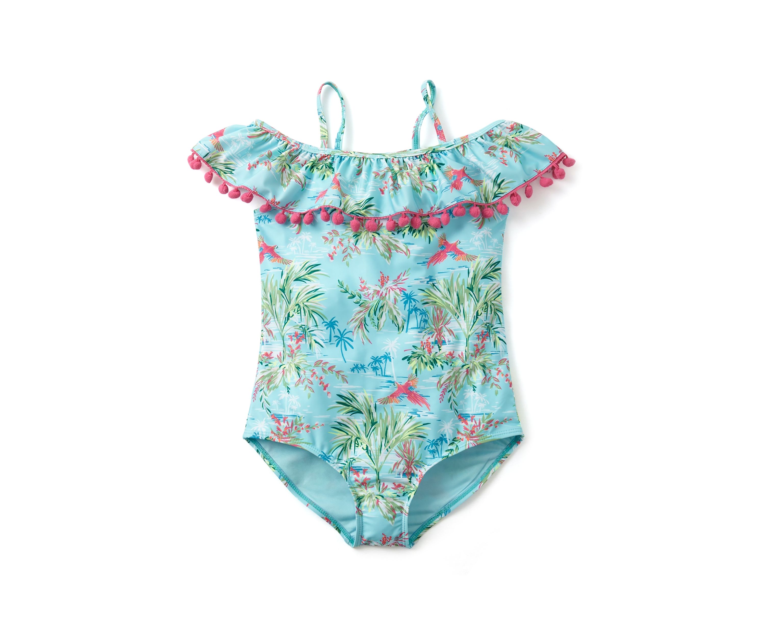 Girls 7-16 Printed One Piece Swimsuit 
