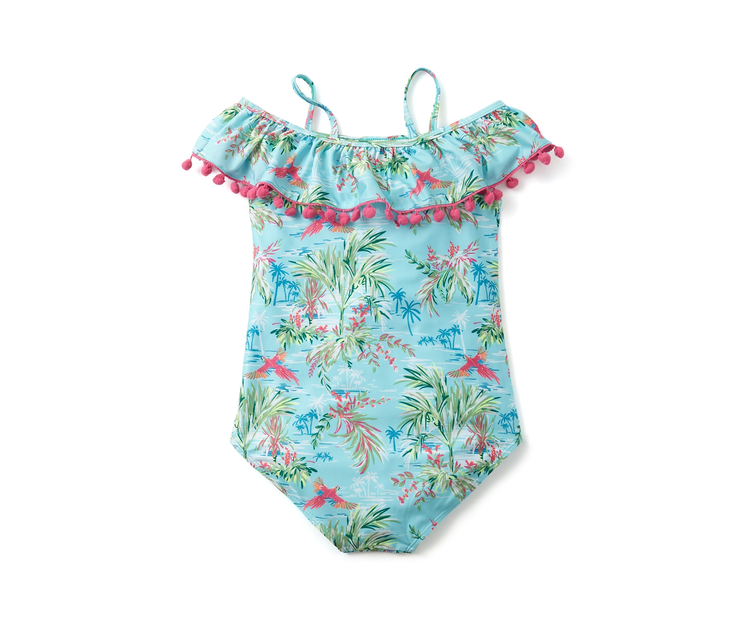 Girls 7-16 Printed One Piece Swimsuit 
