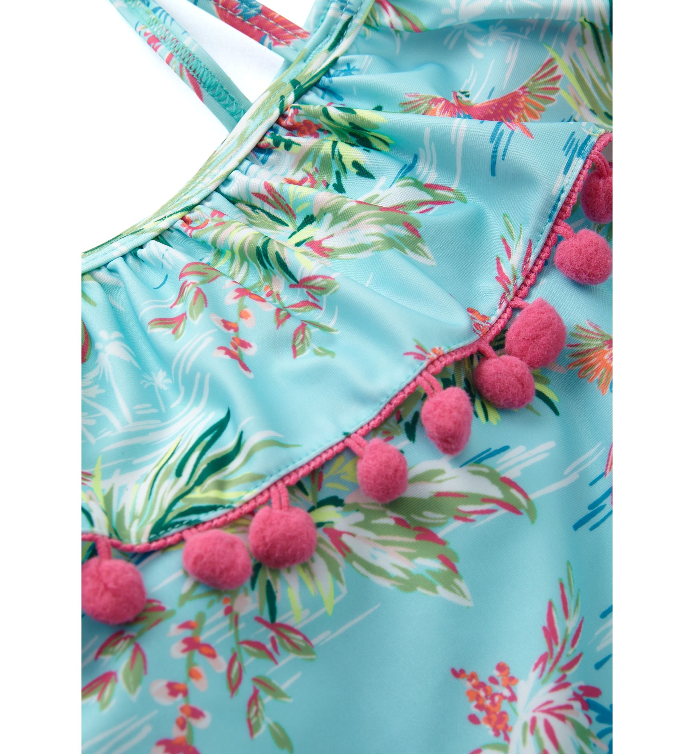 Girls 7-16 Printed One Piece Swimsuit 