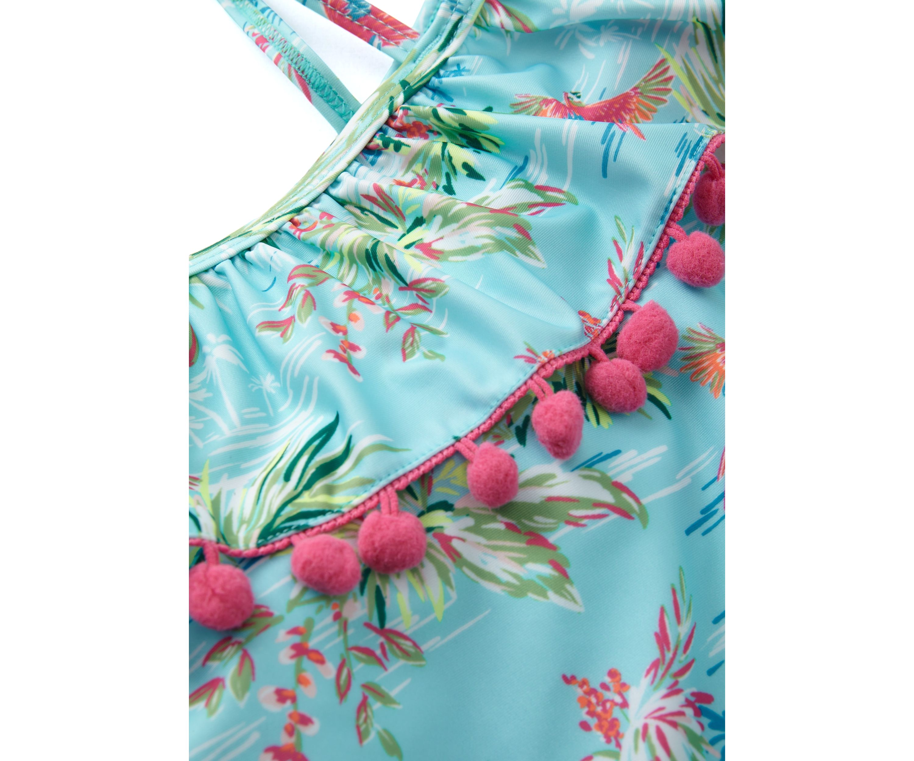 Girls 7-16 Printed One Piece Swimsuit 