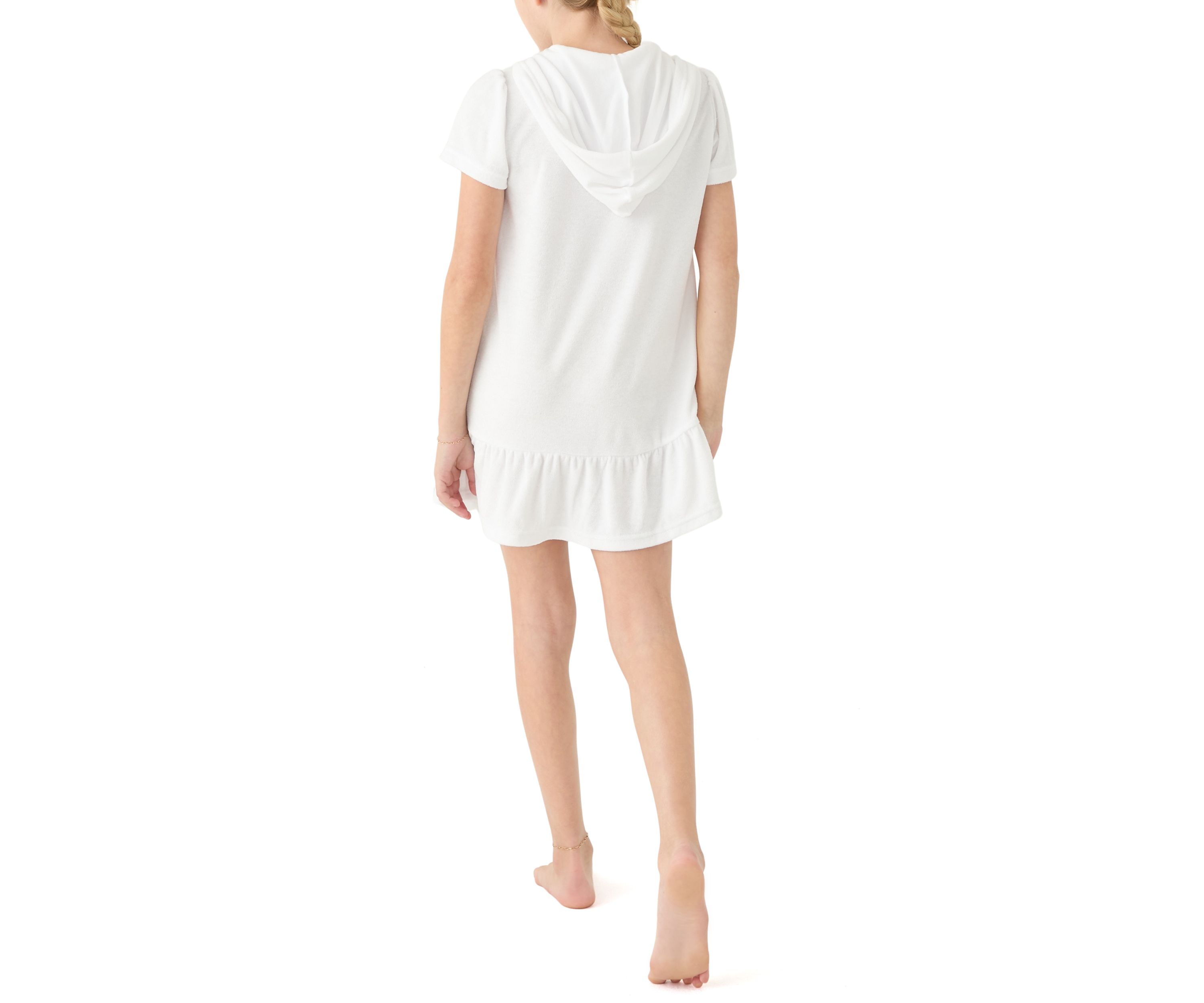 Girls 7-16 French Terry Swim Cover Up