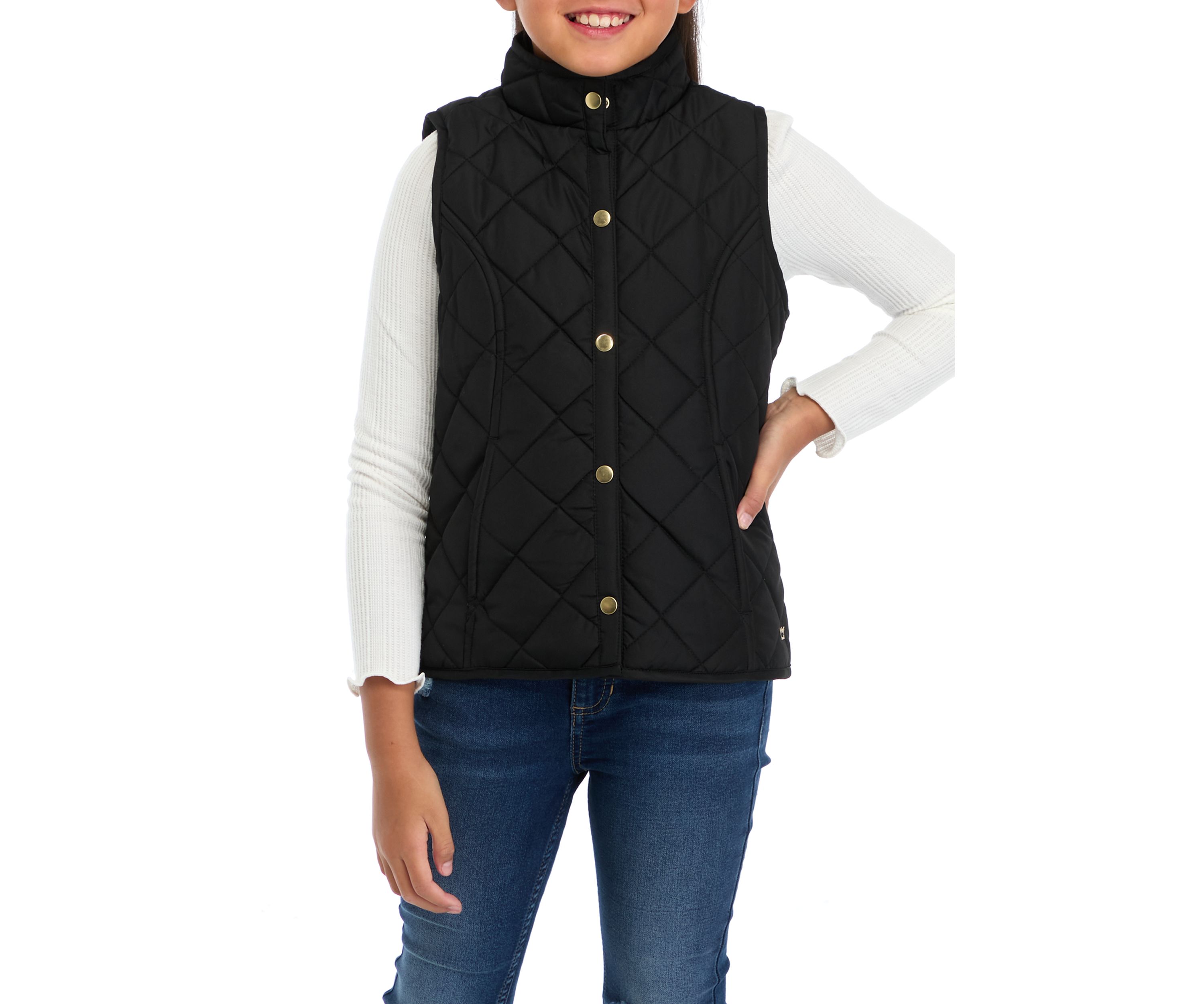 Girls 7-16 Quilted Vest