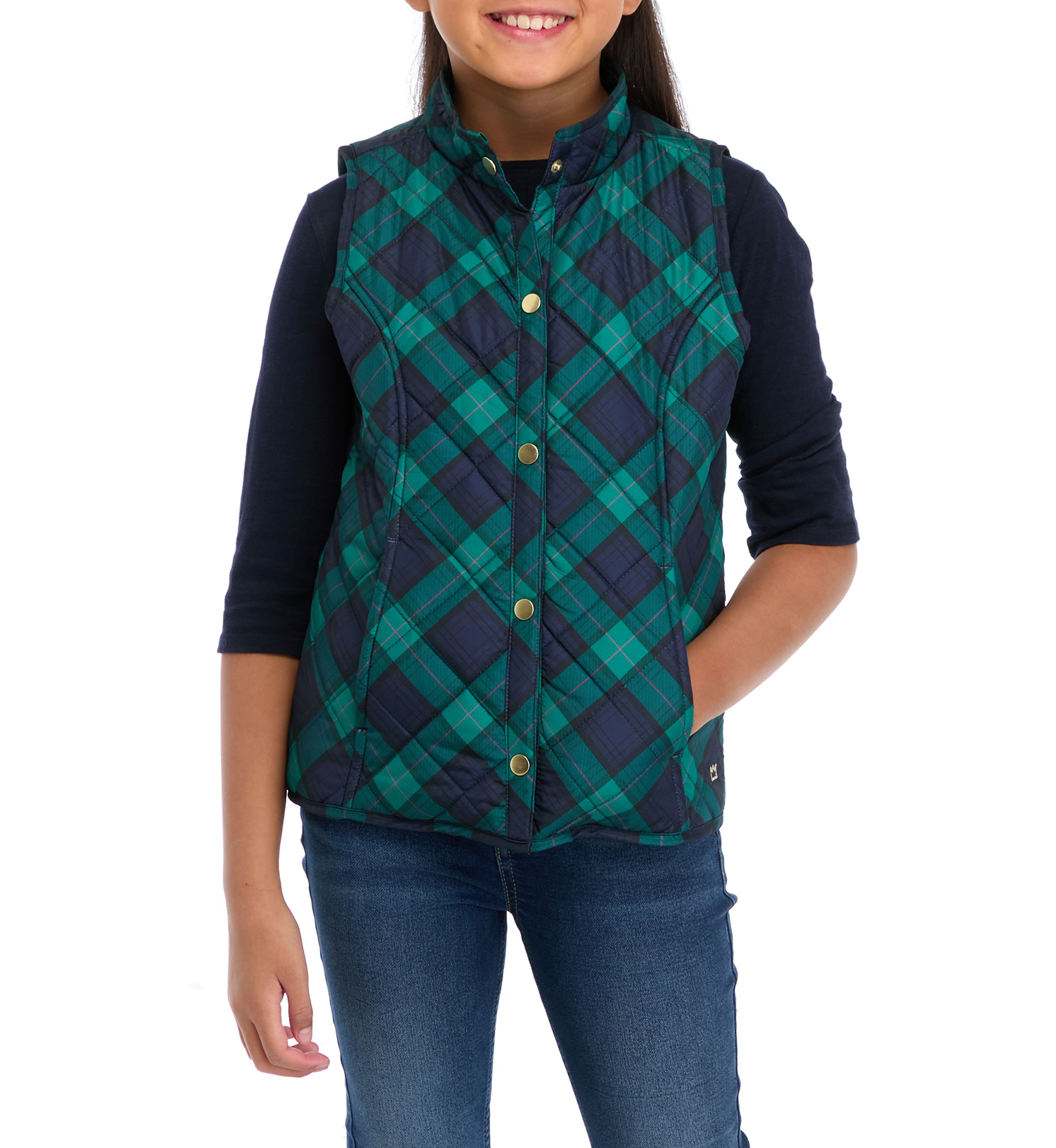 Girls 7-16 Quilted Vest