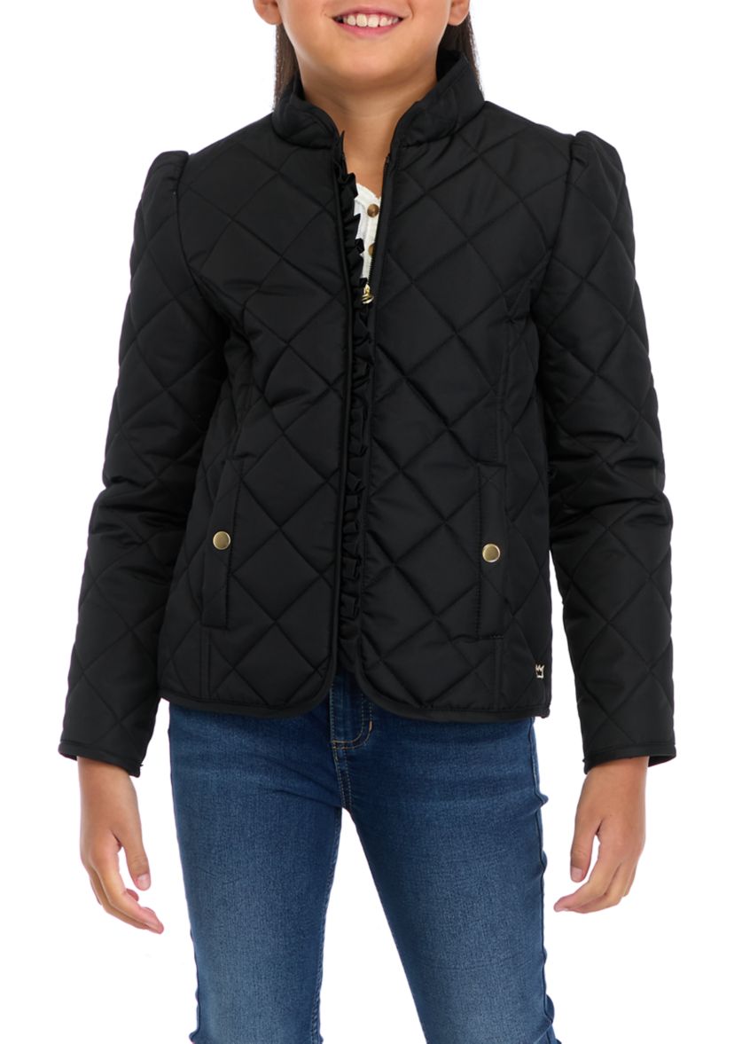 Girls 7-16 Quilted Barn Jacket