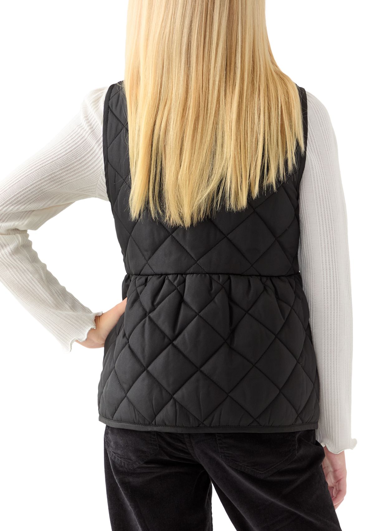 Girls 7-16 Puffer Vest 