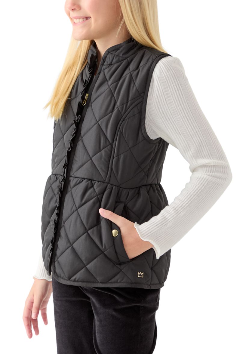 Girls 7-16 Puffer Vest 