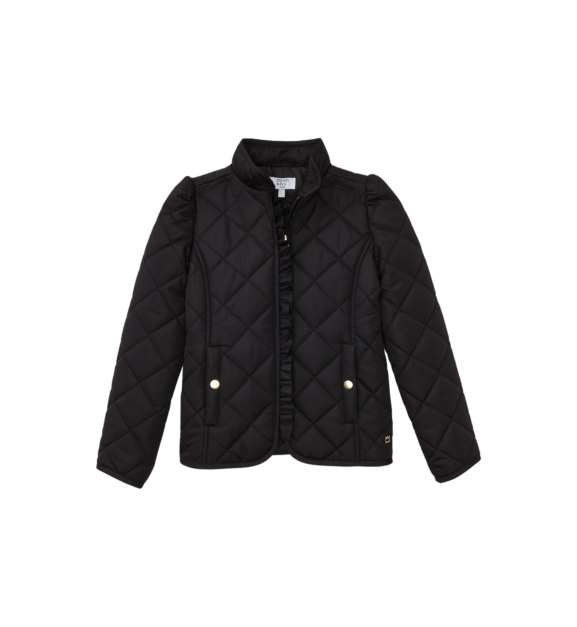 Girls 4-6x Quilted Barn Jacket